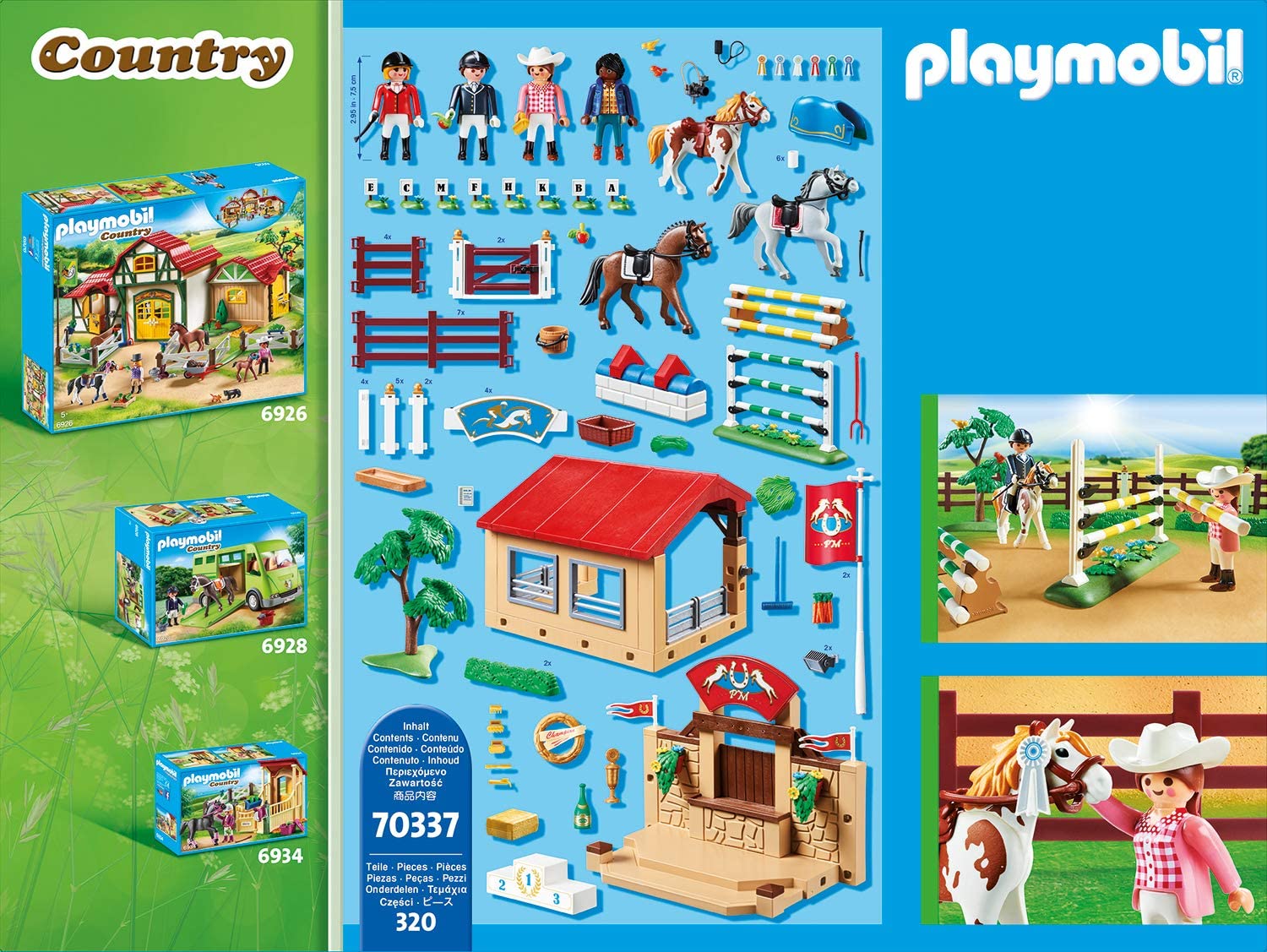 PLAYMOBIL Country Large Equestrian Tournament 70337
