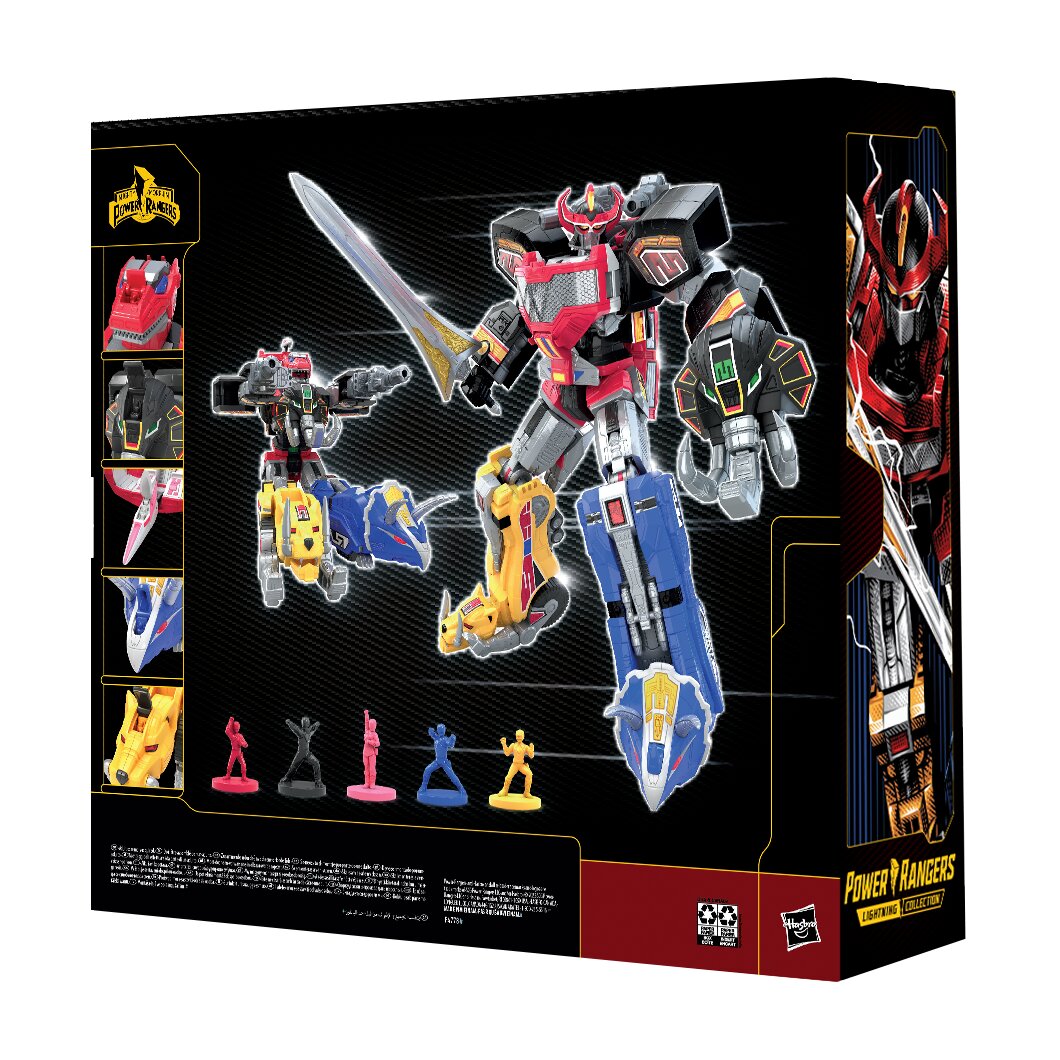 Mighty Morphin Dino Megazord - Power Rangers: Lightning Collection Zord Ascension Project 1:144