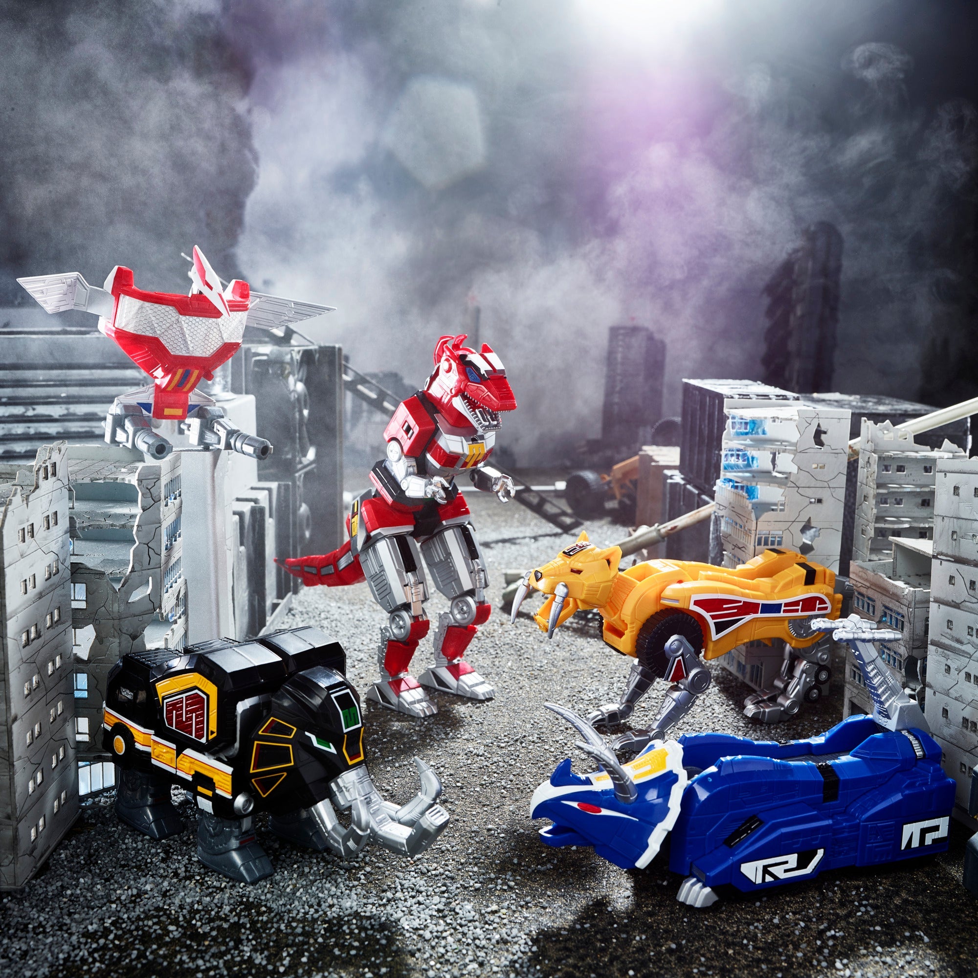 Mighty Morphin Dino Megazord - Power Rangers: Lightning Collection Zord Ascension Project 1:144