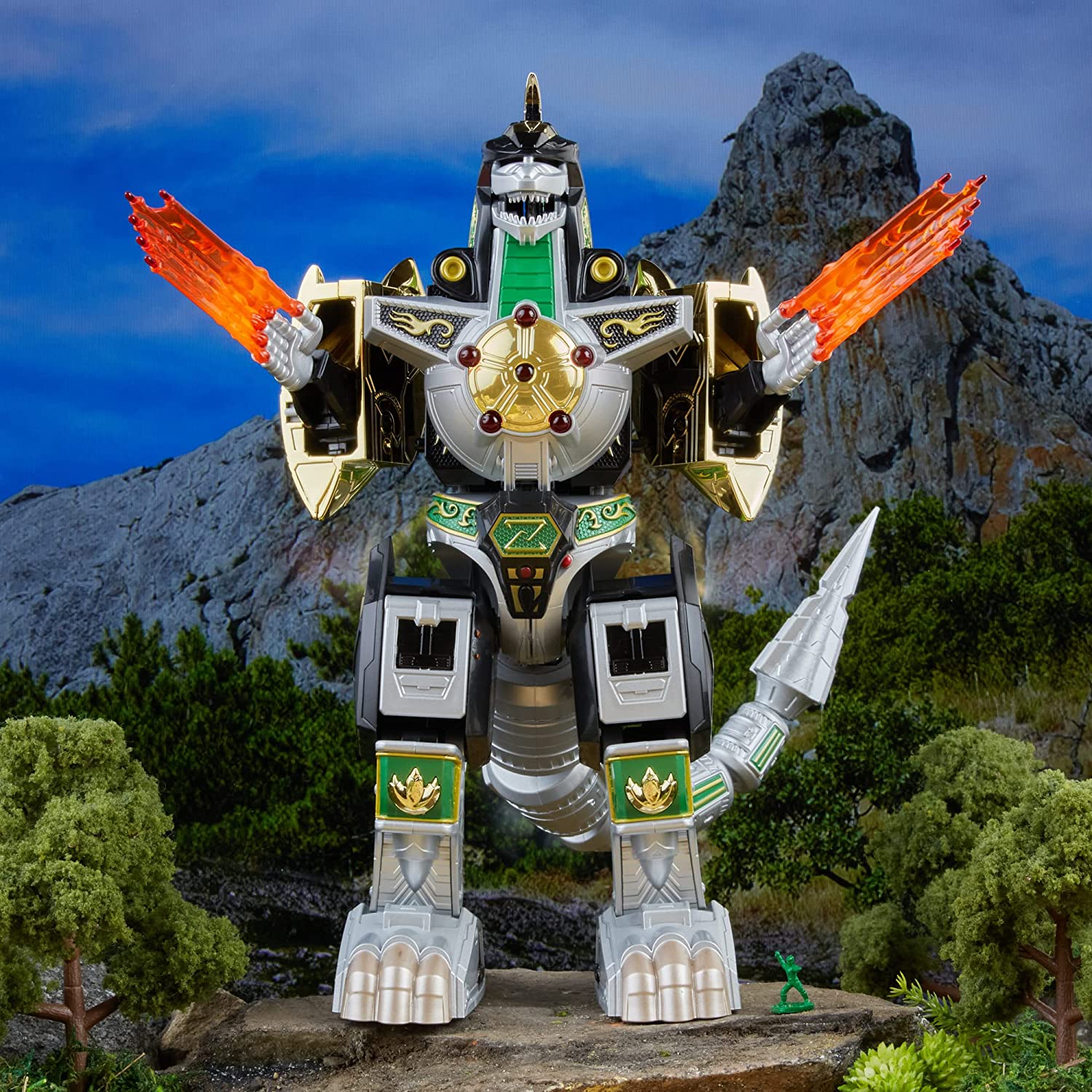 Mighty Morphin Dragonzord - Power Rangers: Lightning Collection Zord Ascension Project 1:144 Scale