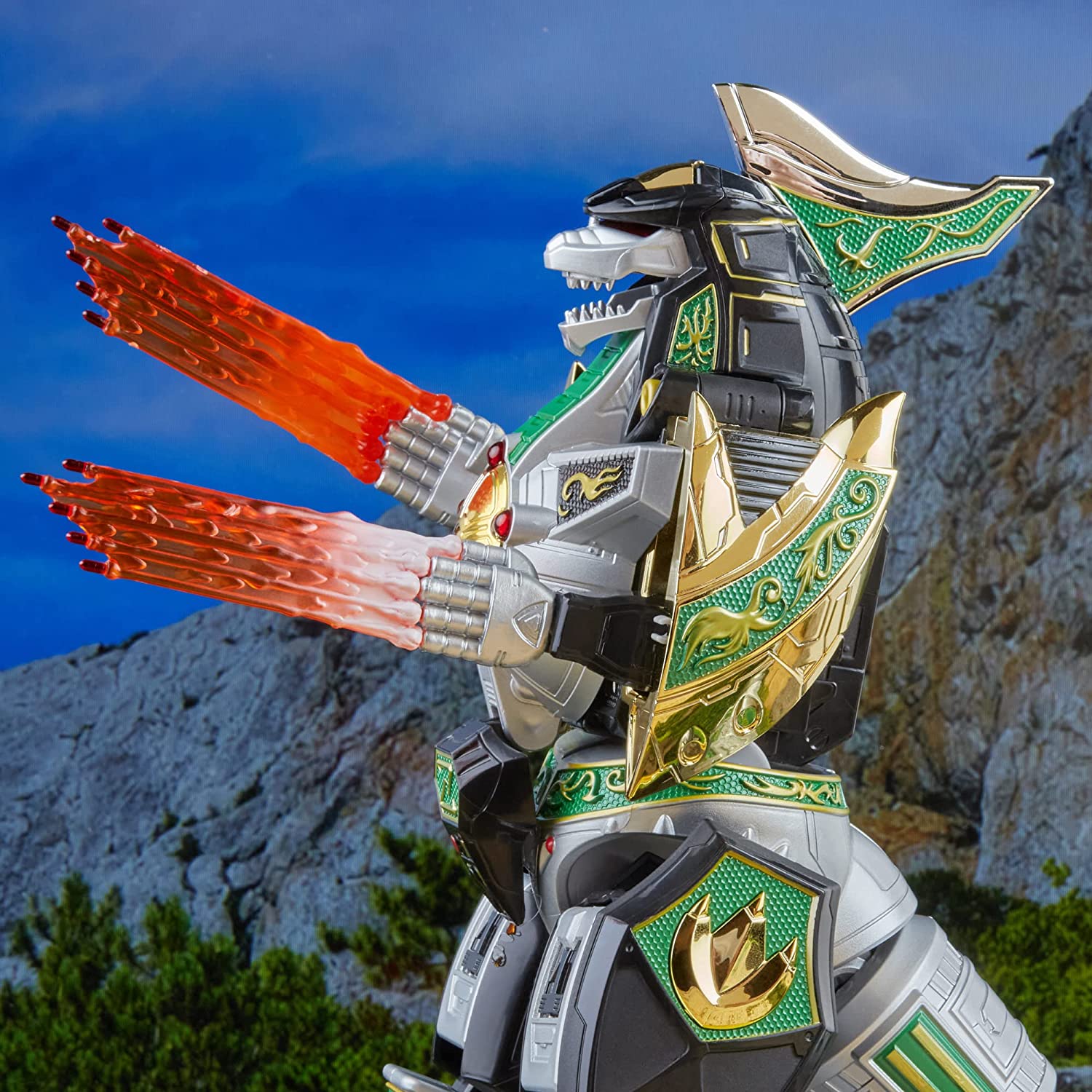 Mighty Morphin Dragonzord - Power Rangers: Lightning Collection Zord Ascension Project 1:144 Scale