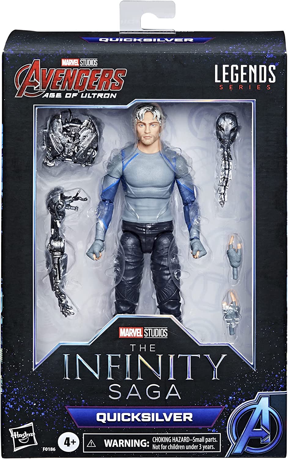 Quicksilver - Marvel Avengers: Age of Ultron Legends Series 6" Action Figure