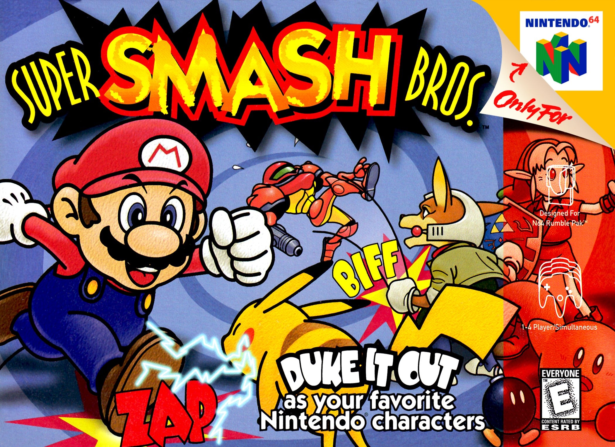 Super Smash Bros. N64 - Video Game - Used - CaveGamers
