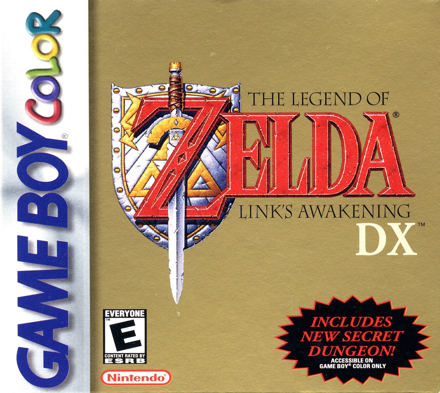 The Legend of Zelda: Link's Awakening DX Game Boy Color - Video Game - Used - CaveGamers