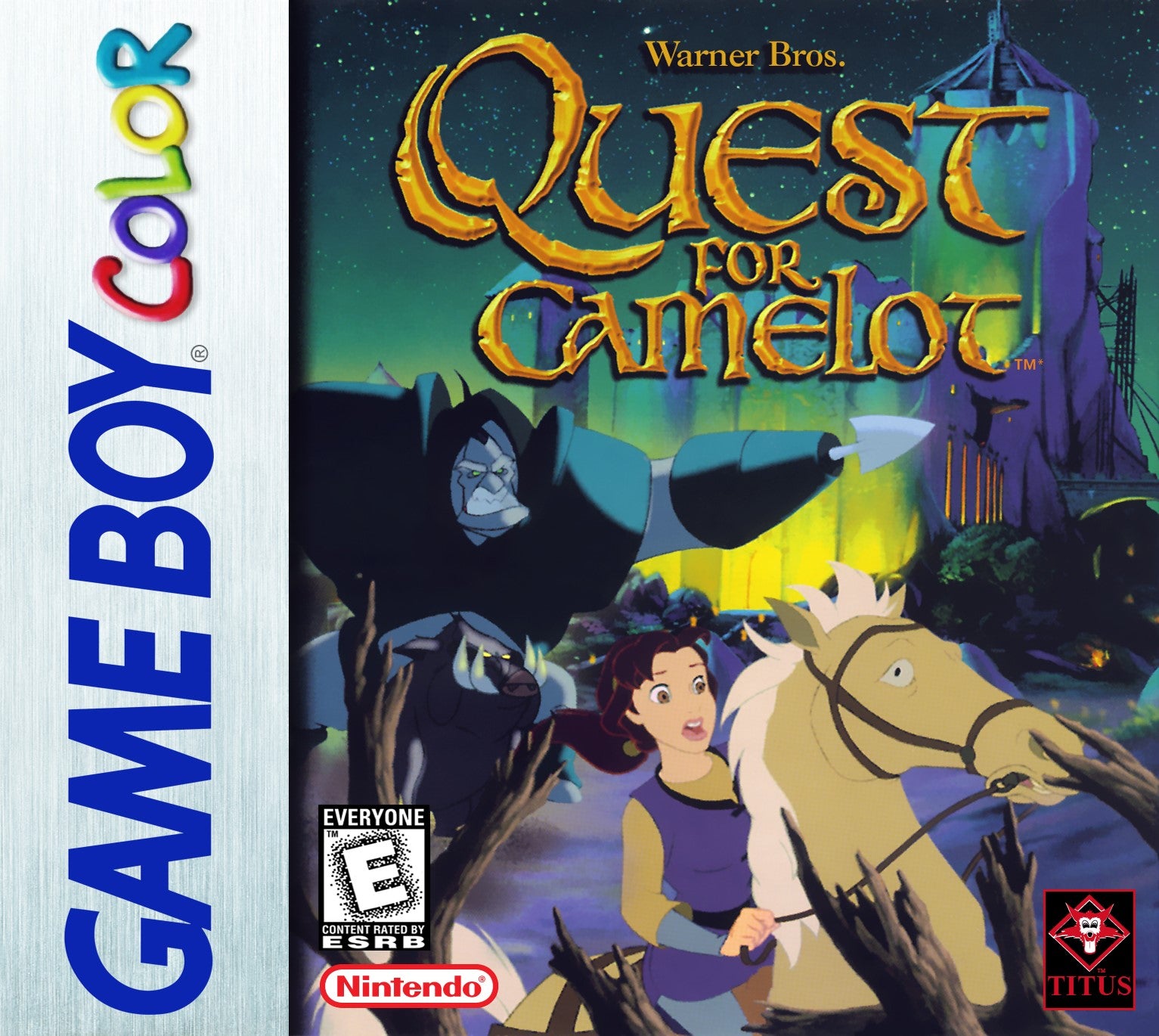 Quest for Camelot Game Boy Color - Video Game - Used - CaveGamers