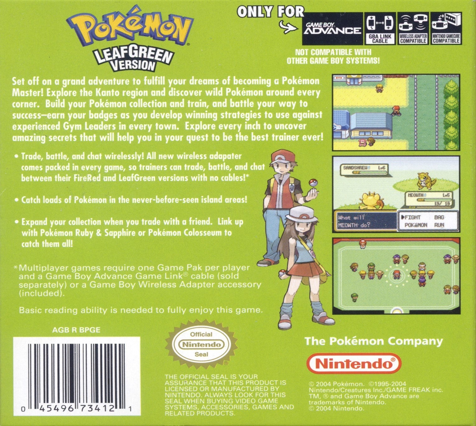 Pokemon LeafGreen Version