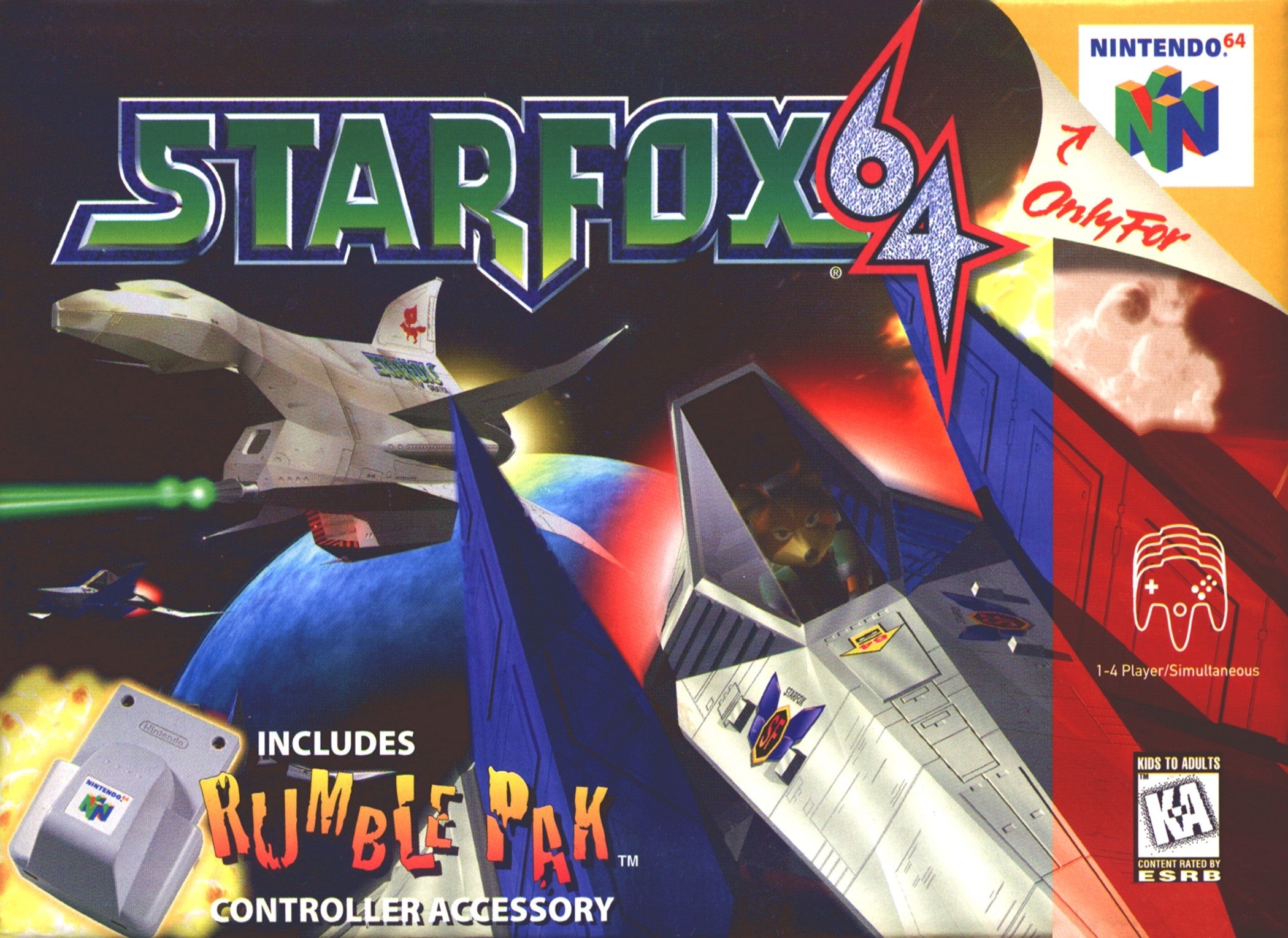 Star Fox 64 N64 - Video Game - Used - CaveGamers
