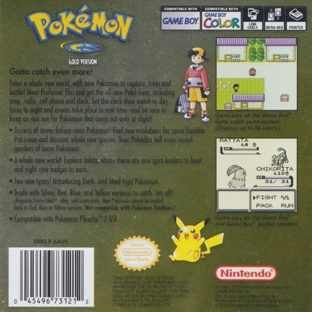 Pokemon Gold Version