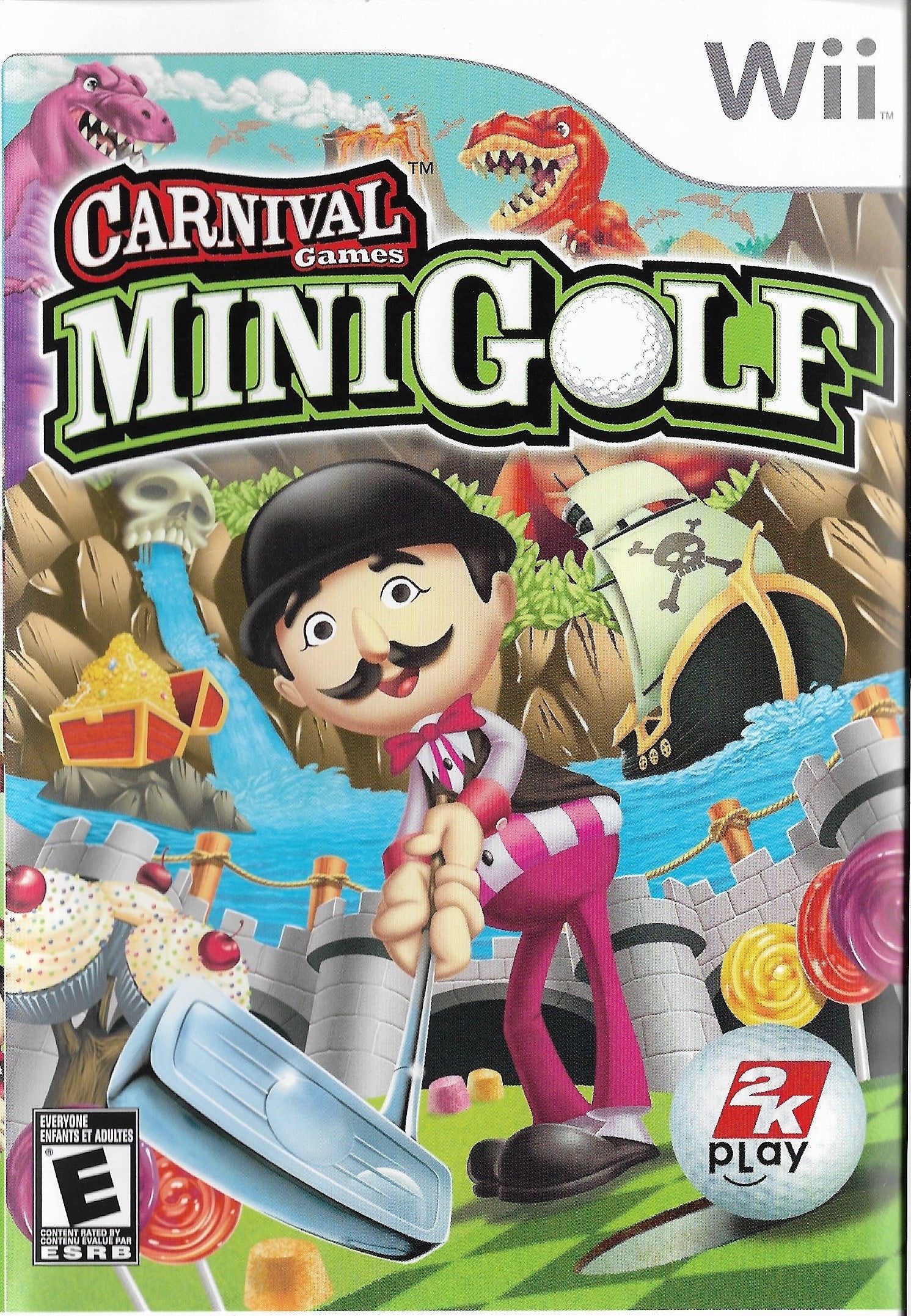 Carnival Games: MiniGolf Wii - Video Game - Used - CaveGamers