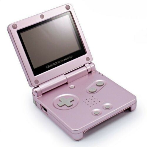 Game Boy Advance SP - Pearl Pink AGS-101 - Video Game System - Used - CaveGamers