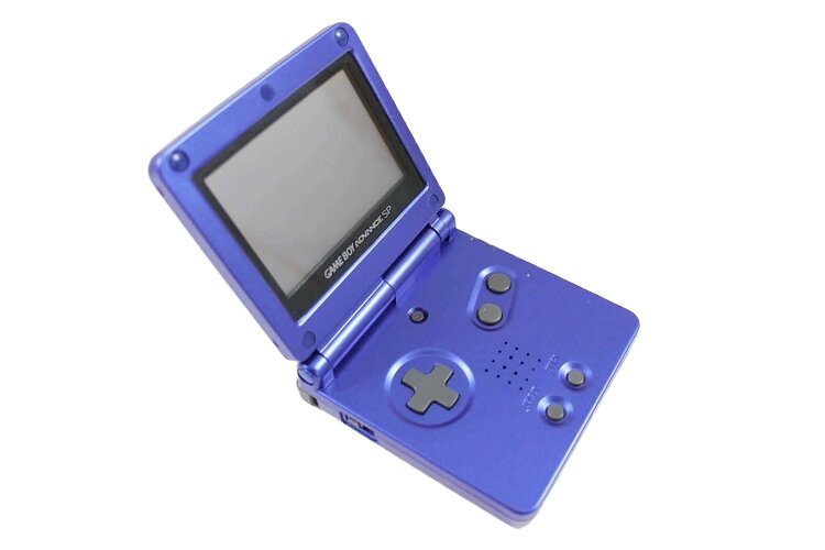Game Boy Advance SP - Cobalt (Blue) - Video Game System - Used - CaveGamers - Image 2