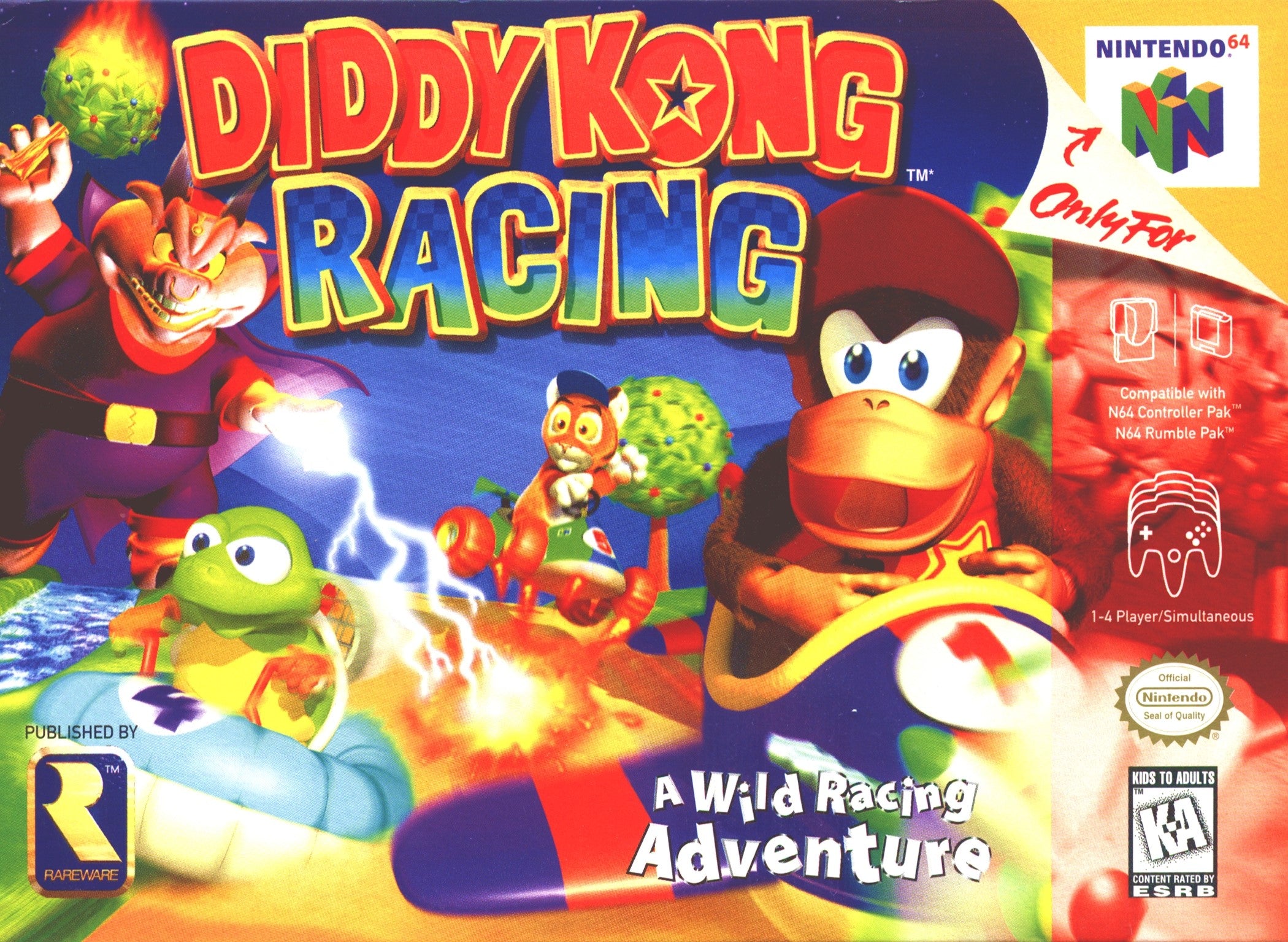 Diddy Kong Racing N64 - Video Game - Used - CaveGamers