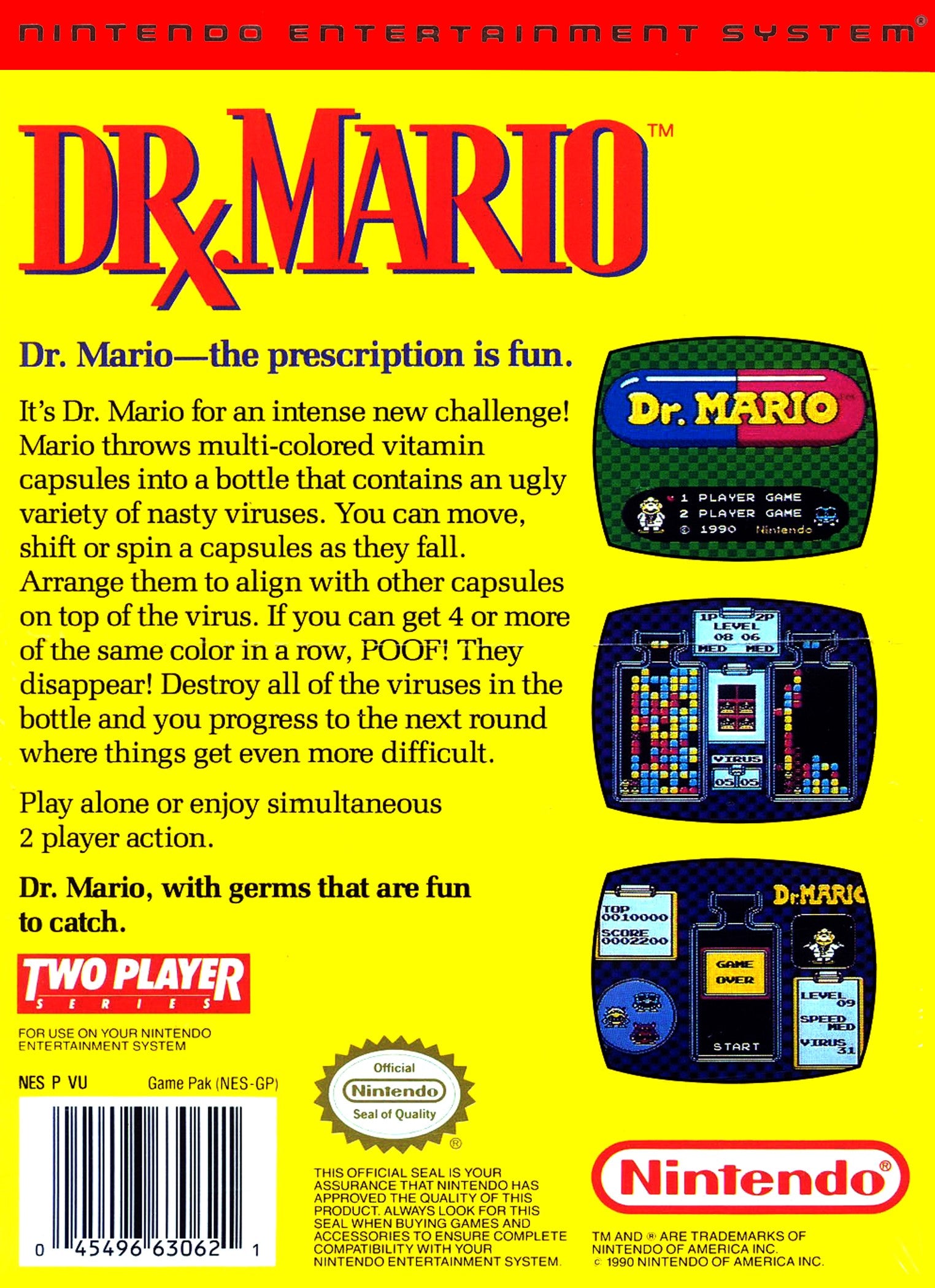 Dr. Mario NES - Video Game - Used - CaveGamers - Image 2
