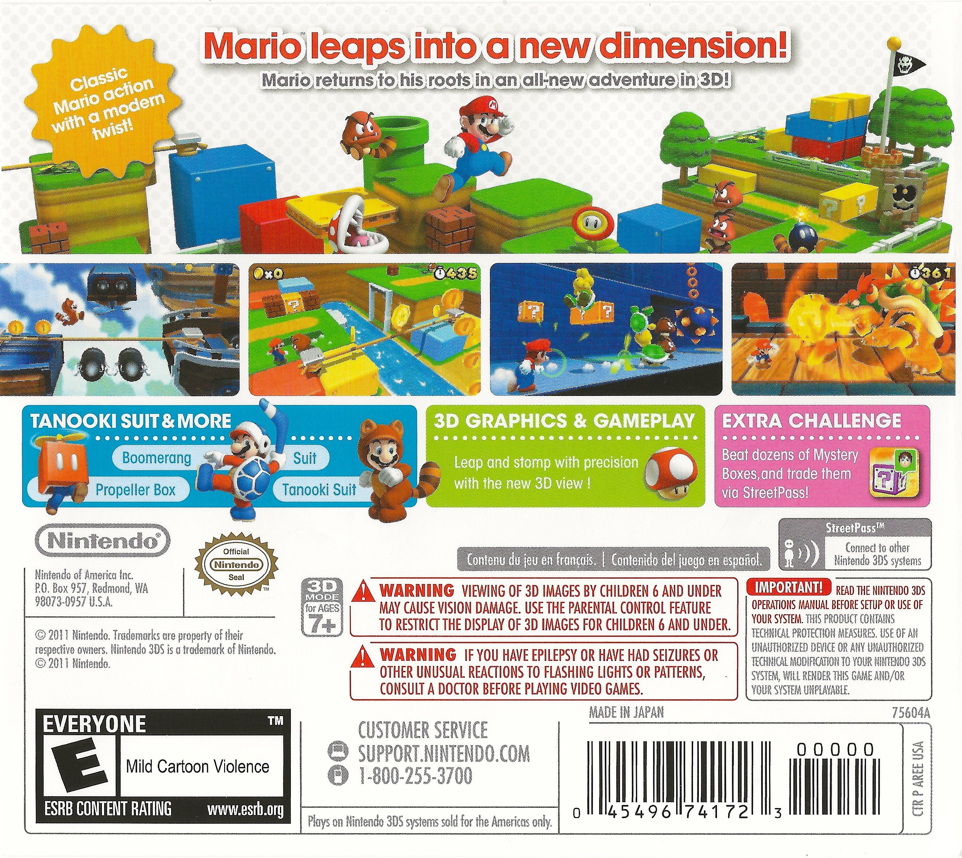 Super Mario 3D Land 3DS - Video Game - Used - CaveGamers - Image 2