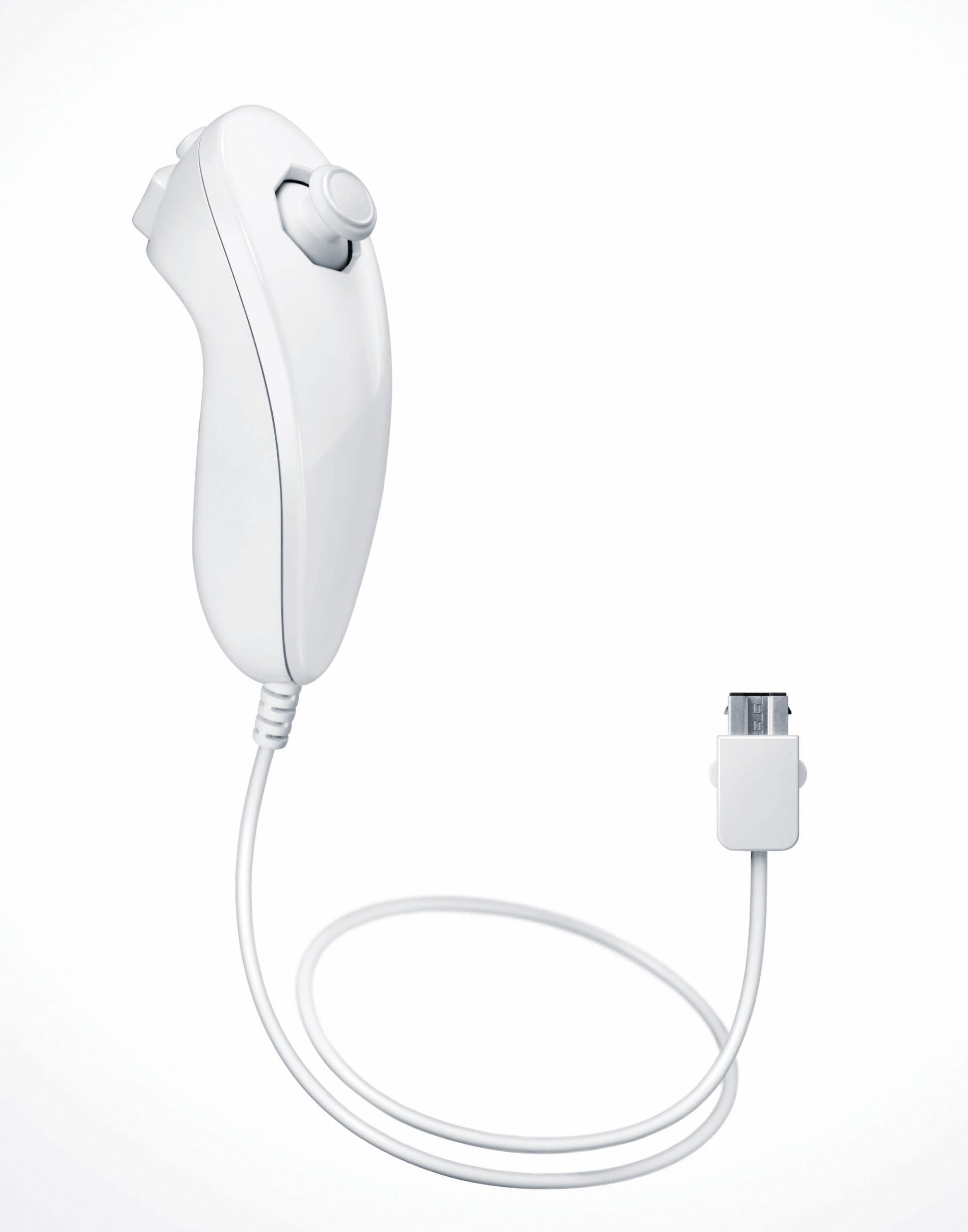 Wii Nunchuk - White - Video Game Accessory - Used - CaveGamers
