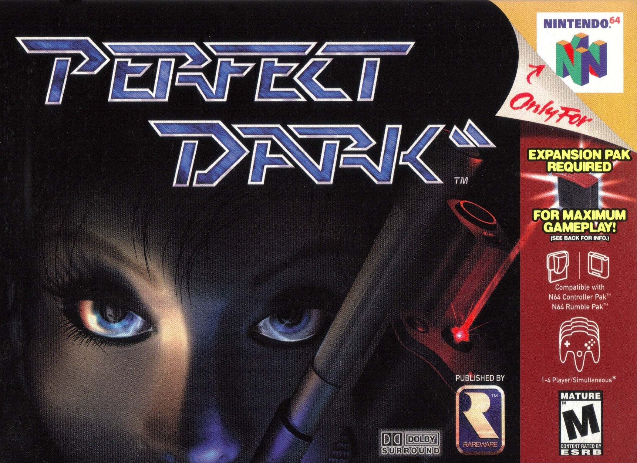 Perfect Dark N64 - Video Game - Used - CaveGamers