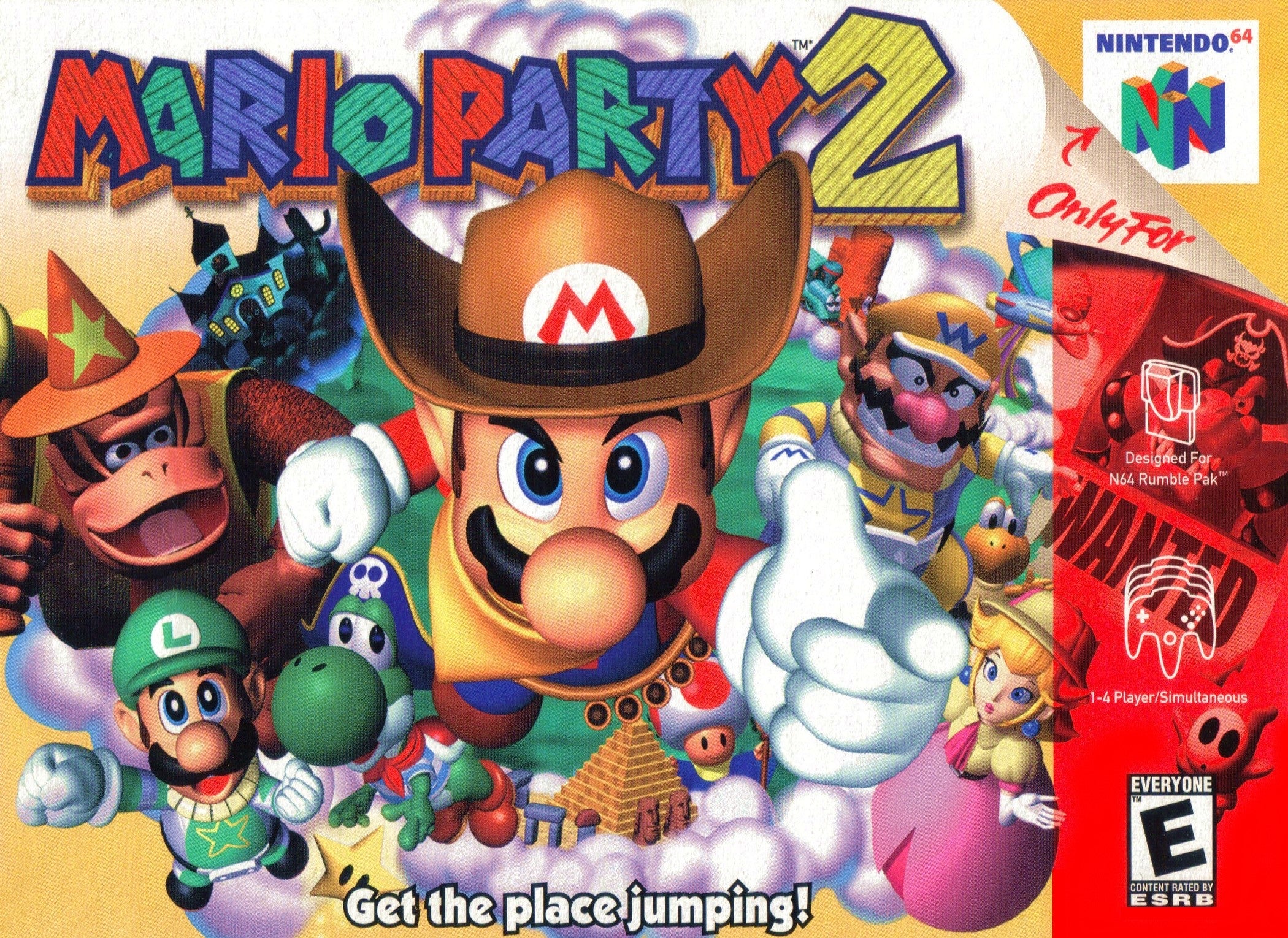 Mario Party 2 N64 - Video Game - Used - CaveGamers