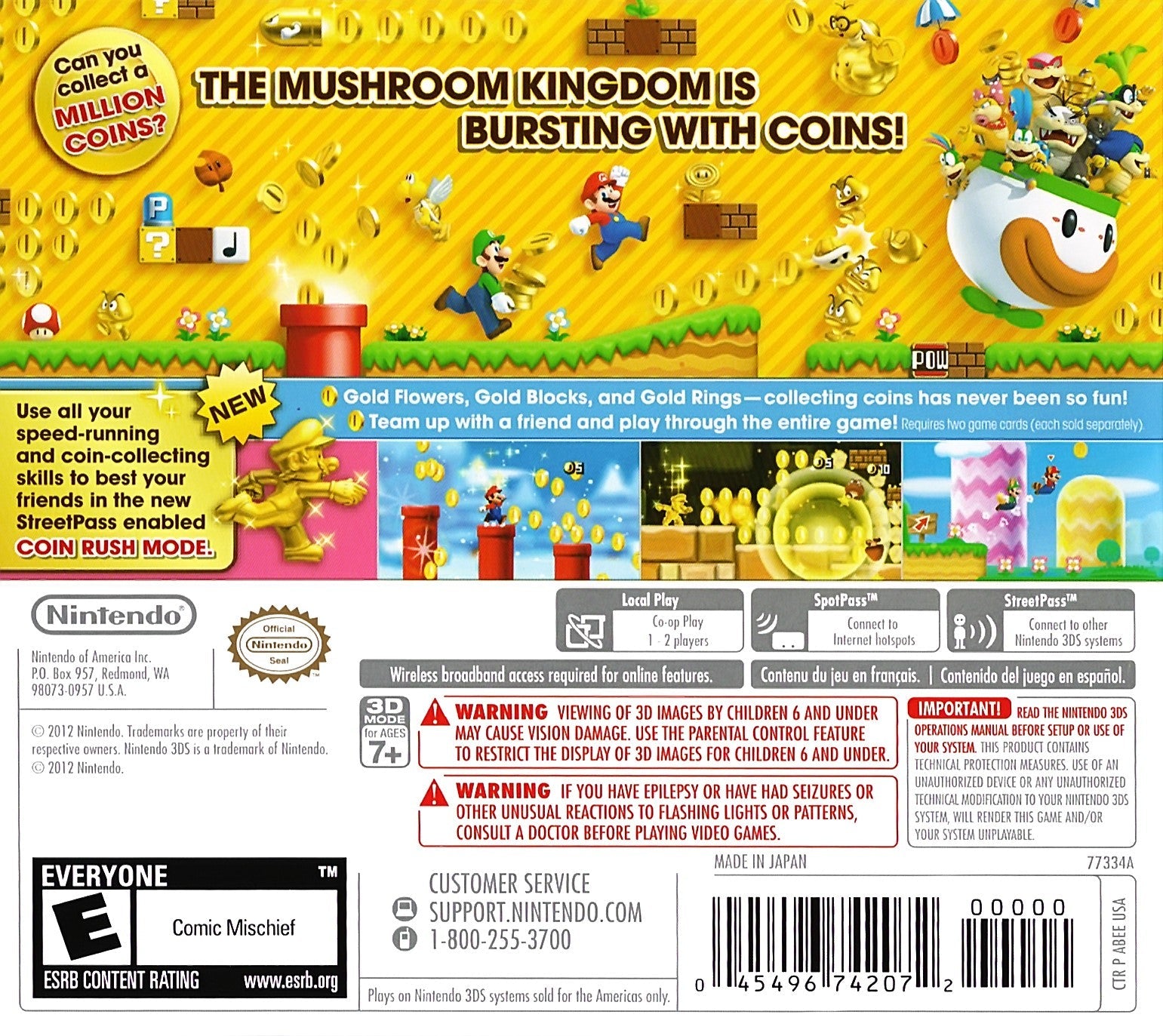 New Super Mario Bros. 2 3DS - Video Game - Used - CaveGamers - Image 2