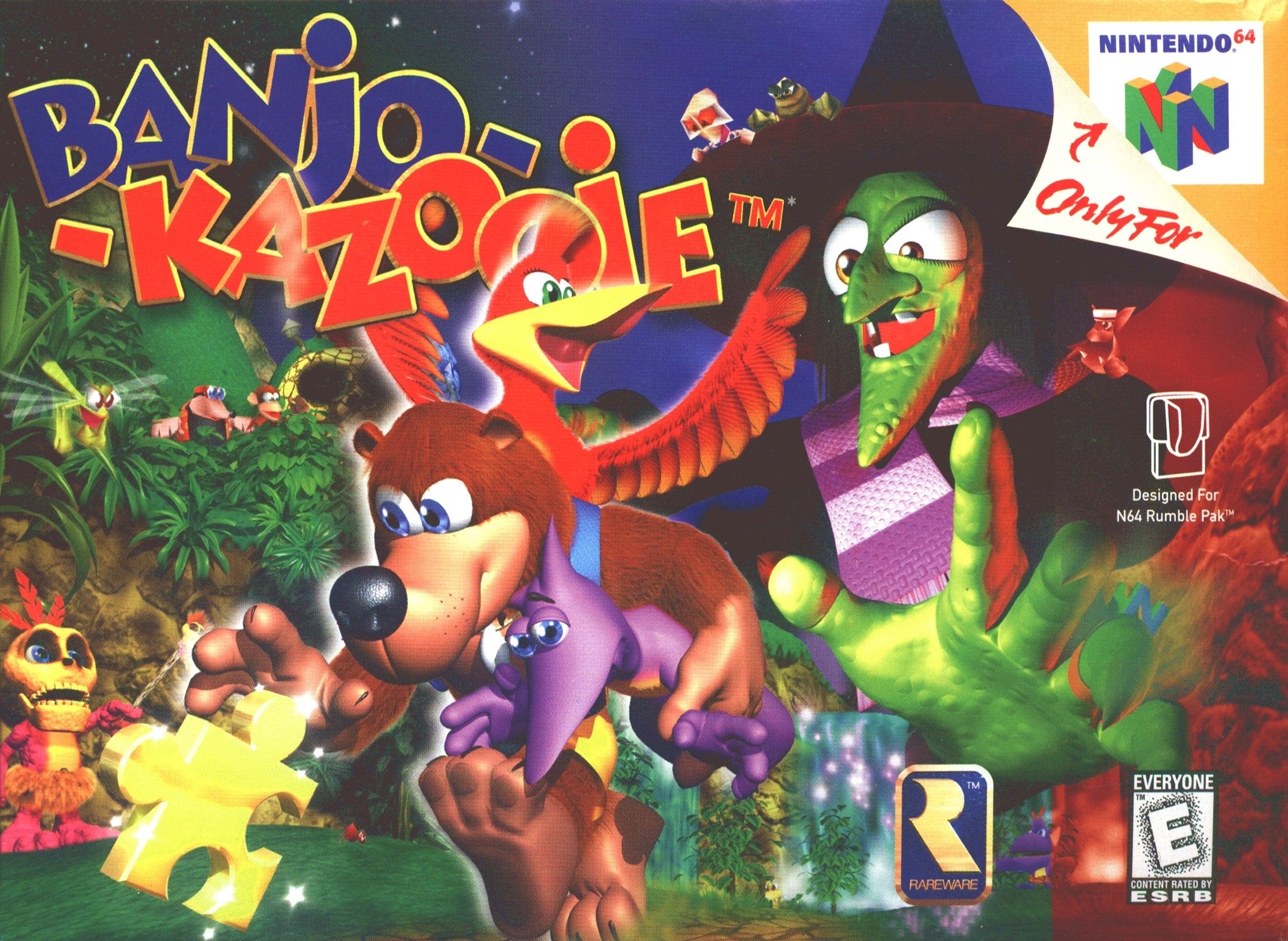 Banjo-Kazooie N64 - Video Game - Used - CaveGamers