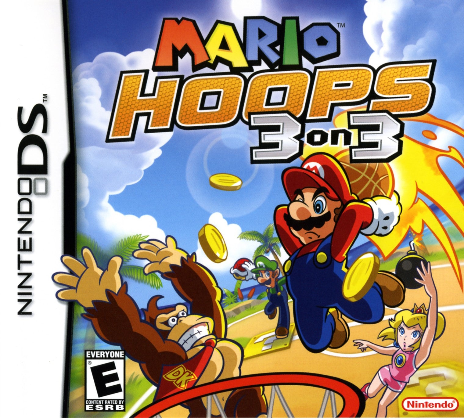 Mario Hoops 3 On 3 DS - Video Game - Used - CaveGamers