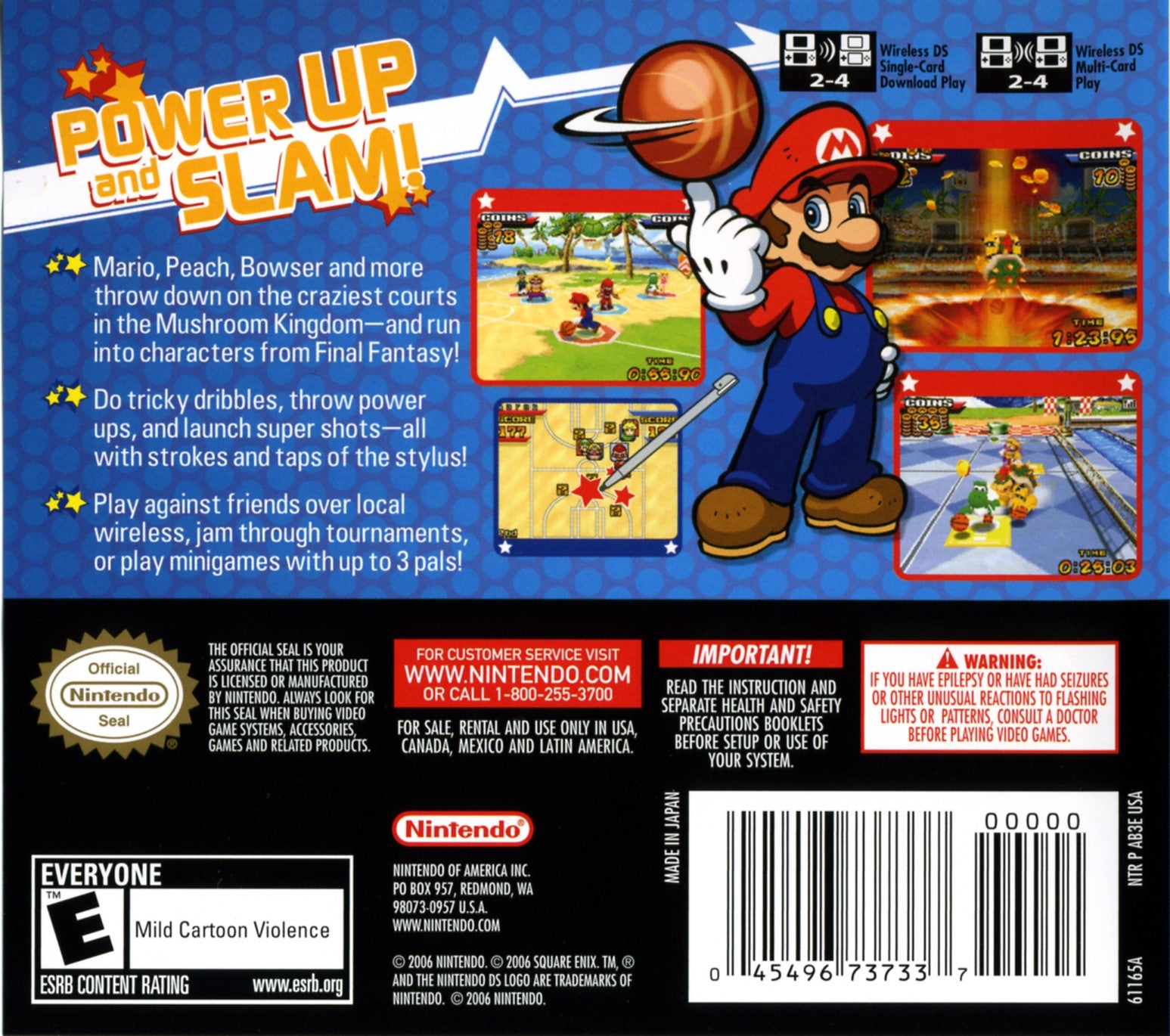 Mario Hoops 3 On 3 DS - Video Game - Used - CaveGamers - Image 2