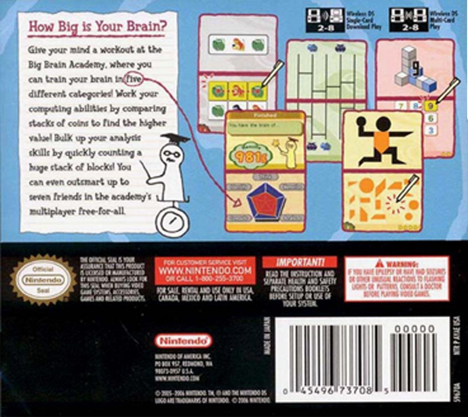 Big Brain Academy DS - Video Game - Used - CaveGamers - Image 2