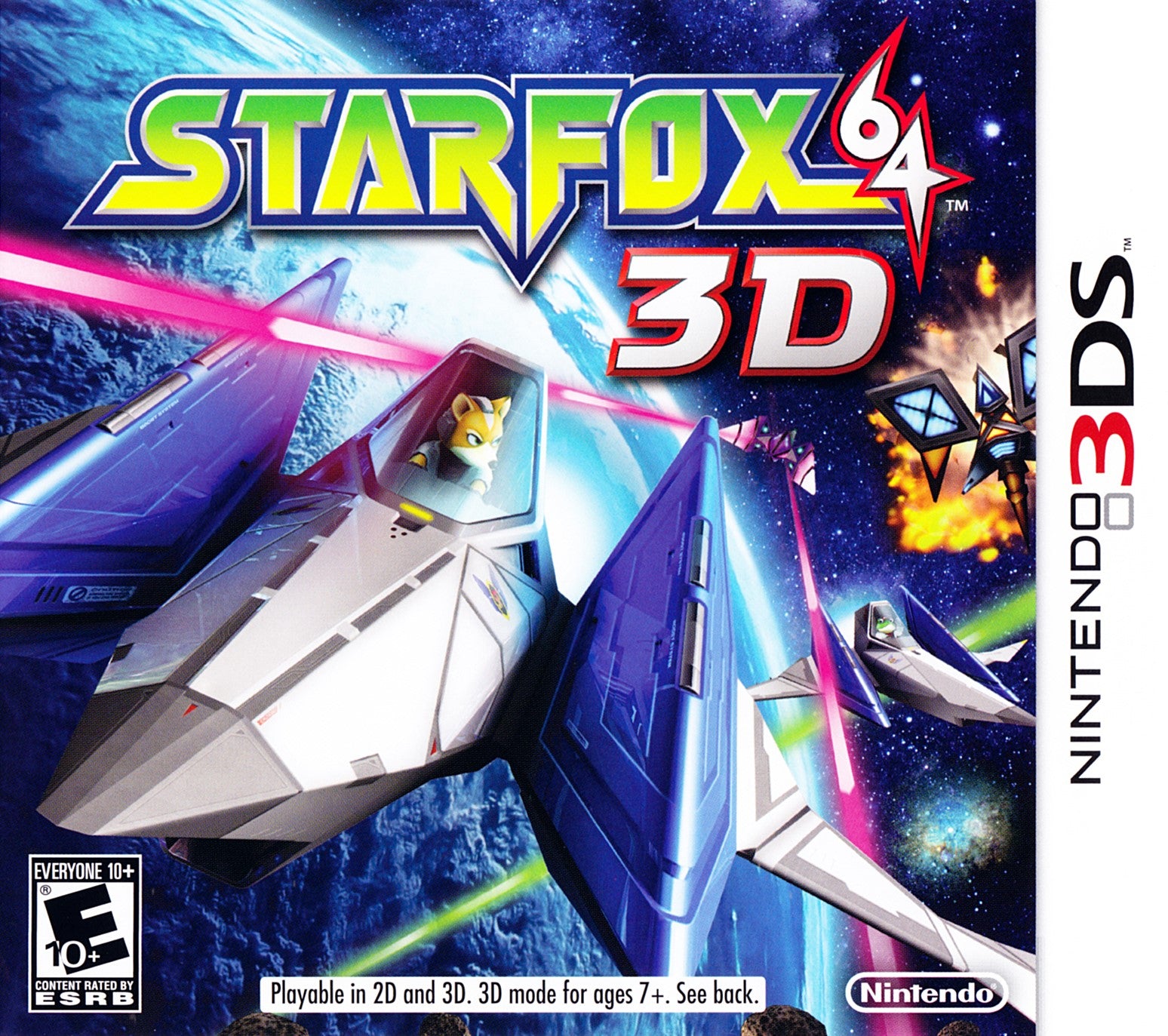 Star Fox 64 3D 3DS - Video Game - Used - CaveGamers