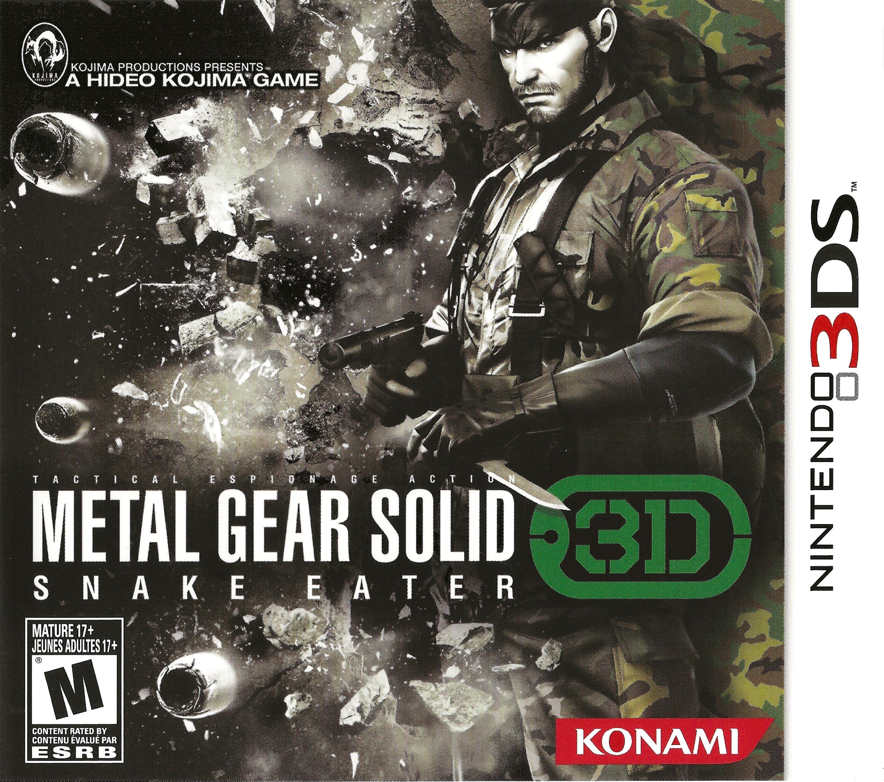 Metal Gear Solid Snake Eater 3D 3DS - Video Game - Used - CaveGamers