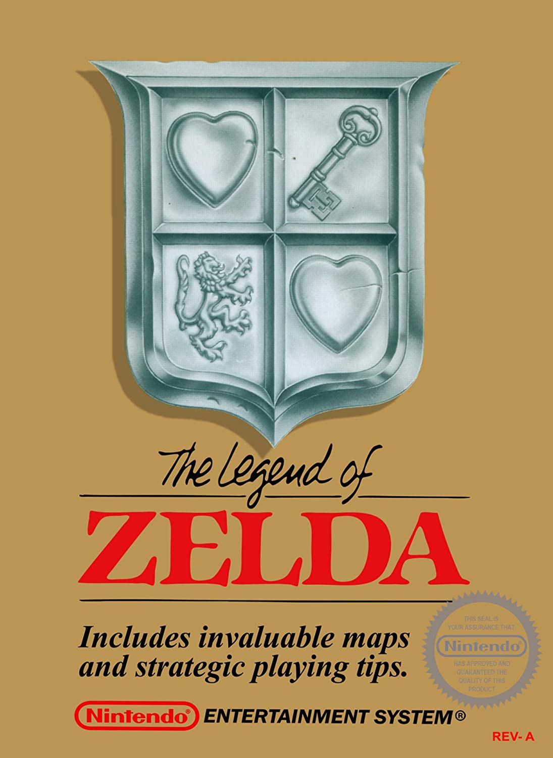 The Legend of Zelda (Gold Cartridge) NES - Video Game - Used - CaveGamers