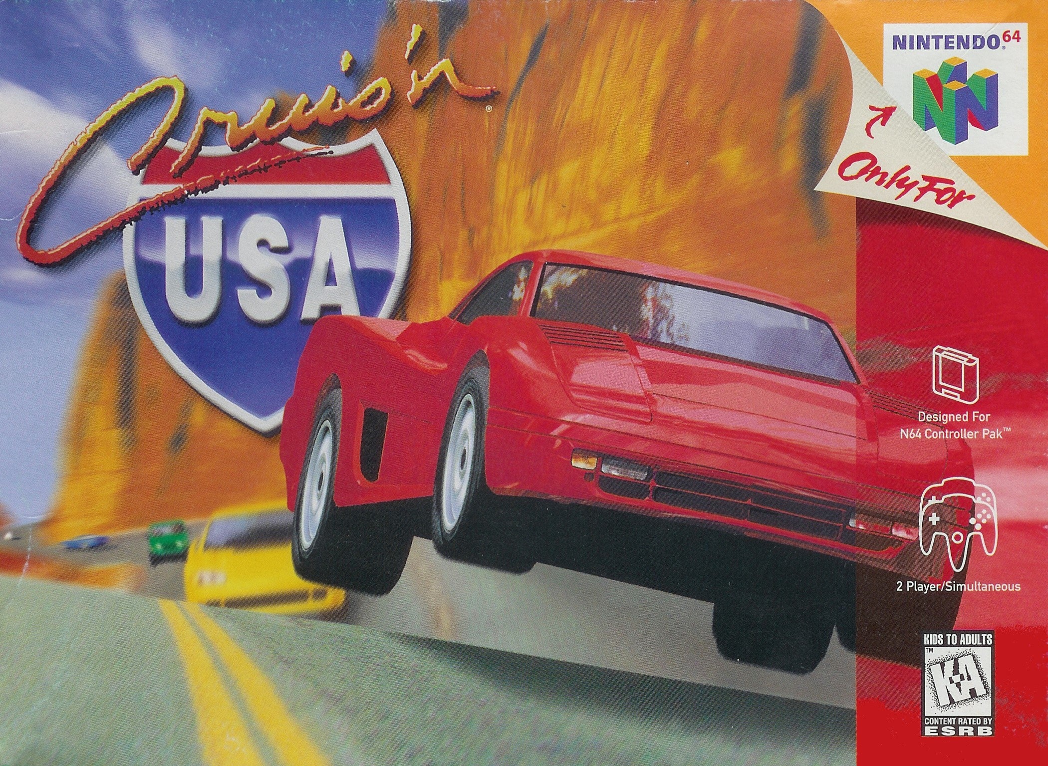 Cruis'n USA N64 - Video Game - Used - CaveGamers