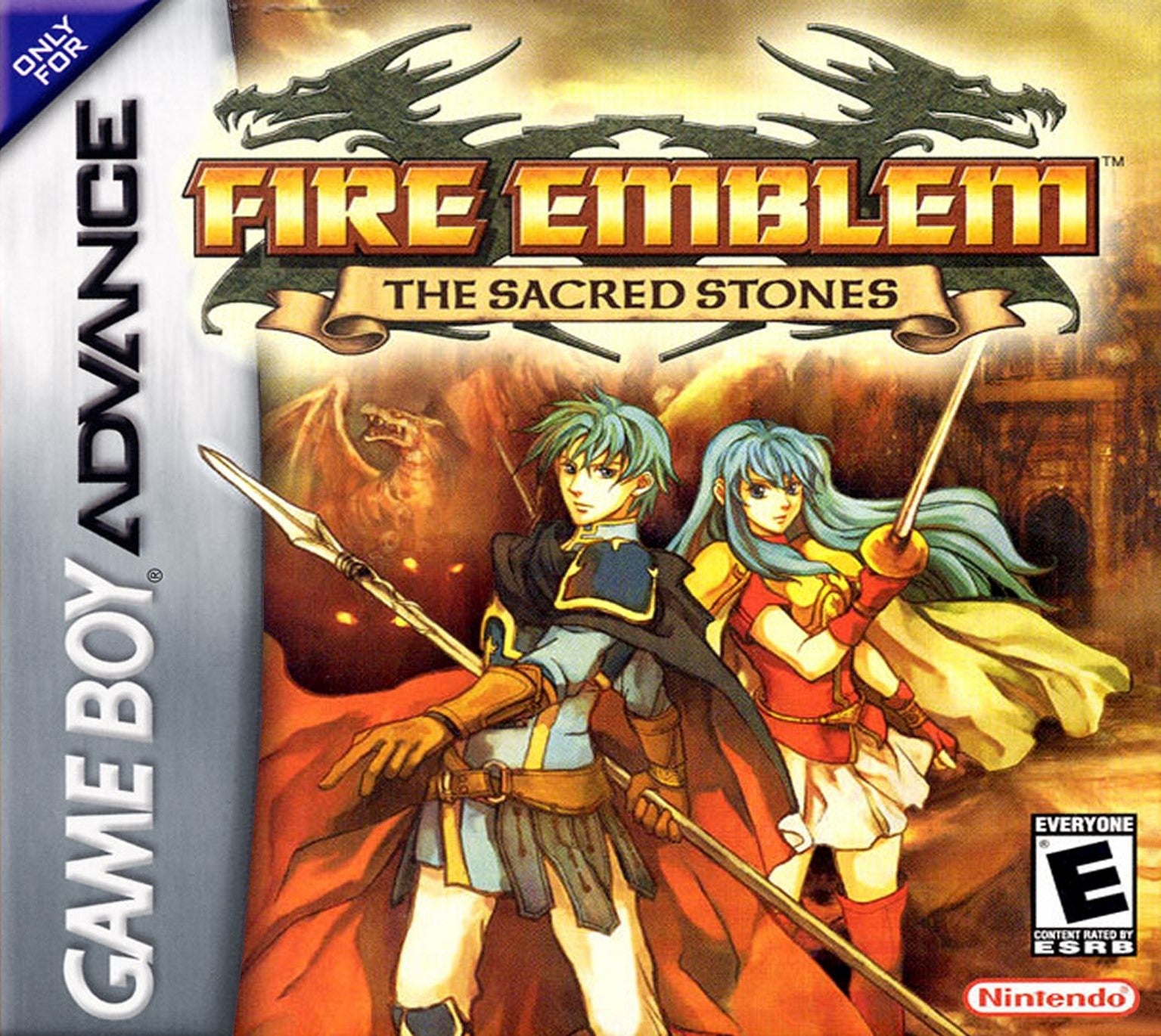Fire Emblem: The Sacred Stones Game Boy Advance - Video Game - Used - CaveGamers