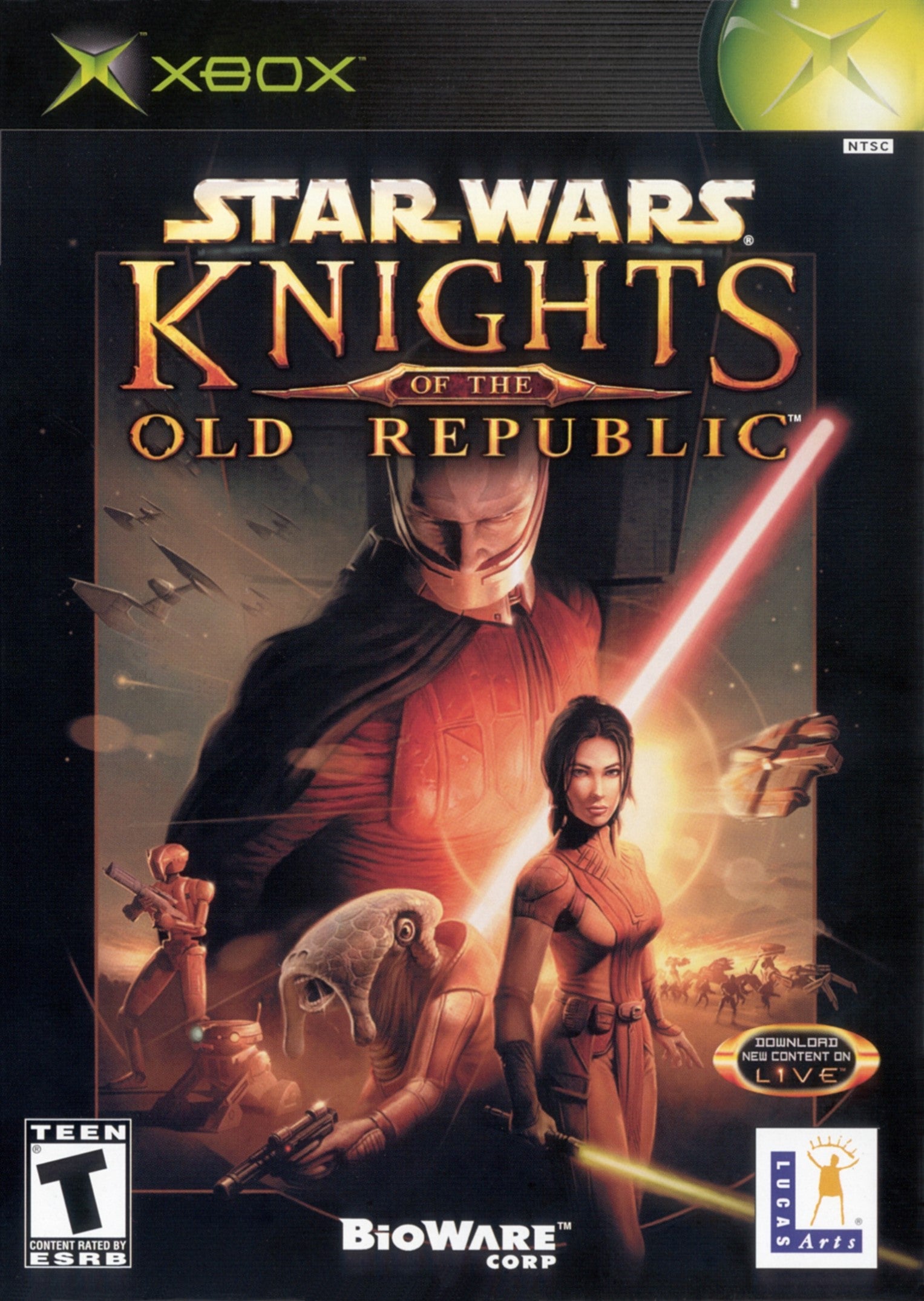 Star Wars Knights of the Old Republic Xbox - Video Game - Used - CaveGamers