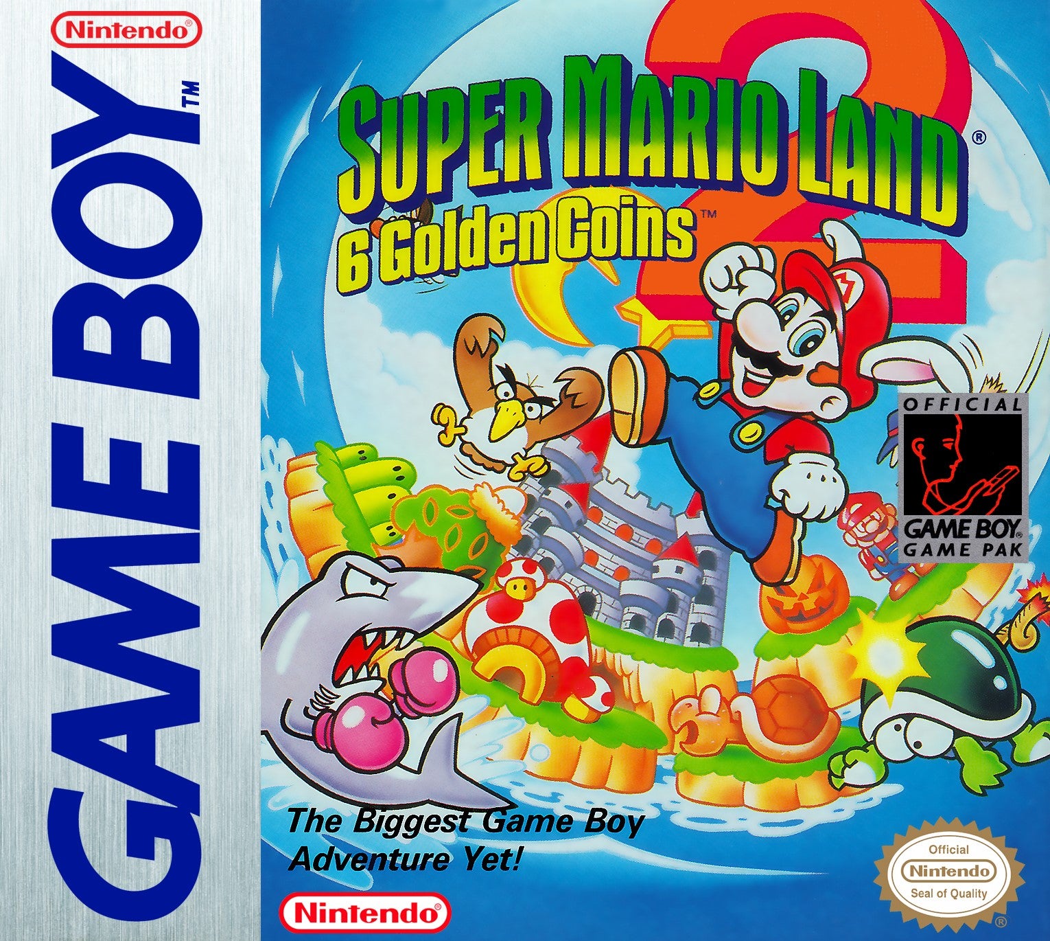 Super Mario Land 2: 6 Golden Coins Game Boy - Video Game - Used - CaveGamers