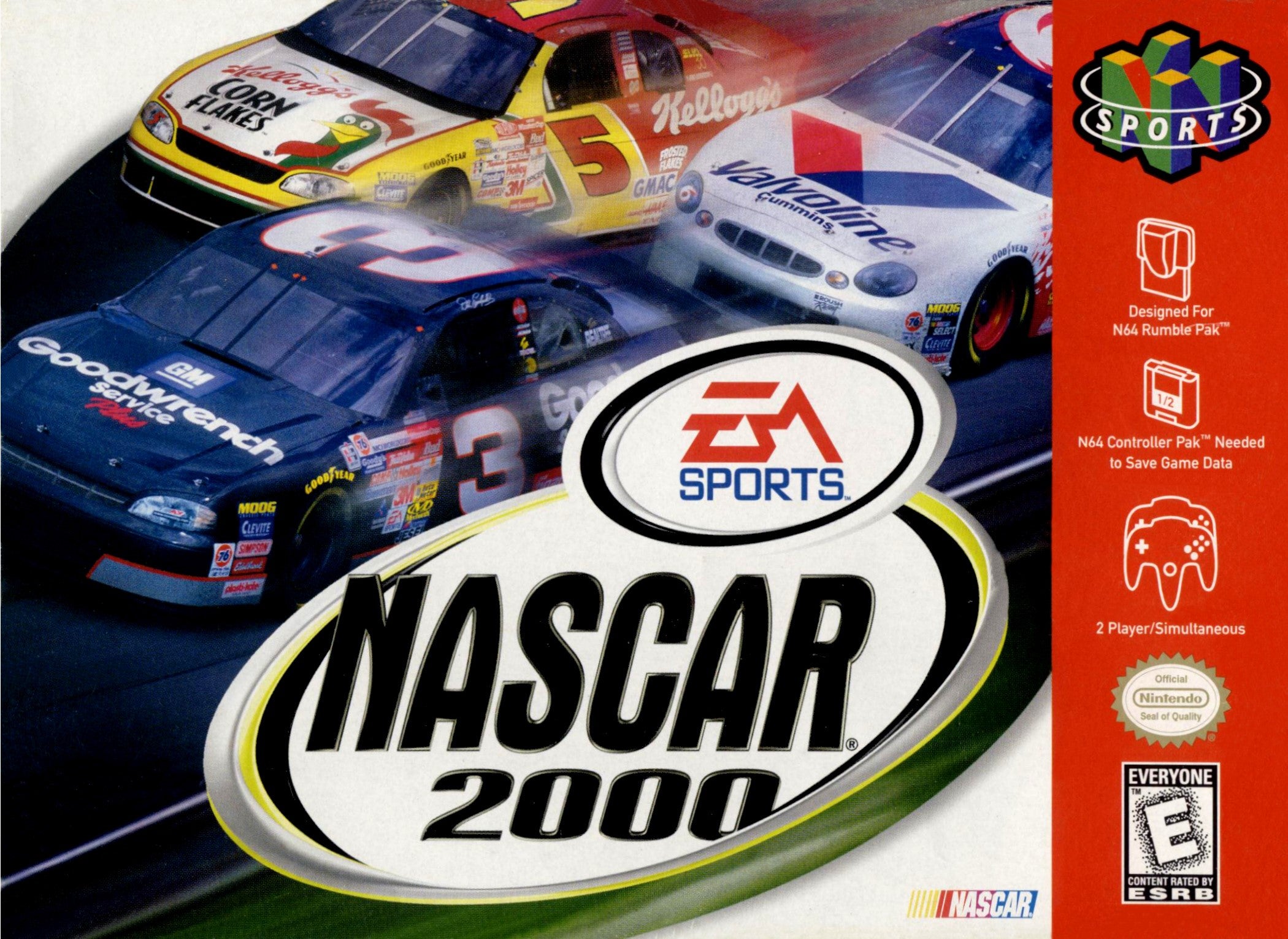 Nascar 2000 N64 - Video Game - Used - CaveGamers