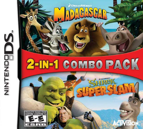 Shrek & Madagascar Combo Pack DS - Video Game - Used - CaveGamers