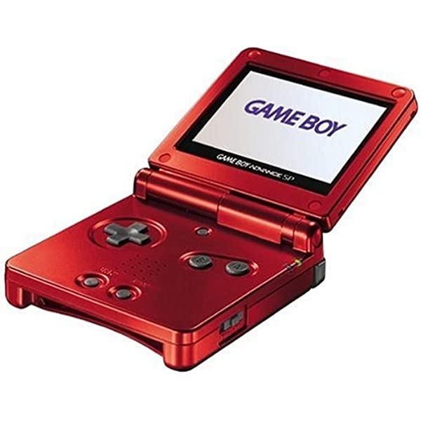 Game Boy Advance SP - Flame (Red) - Video Game System - Used - CaveGamers