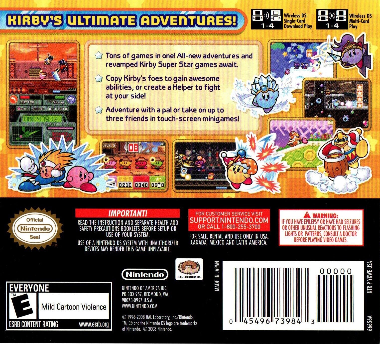 Kirby Super Star Ultra DS - Video Game - Used - CaveGamers - Image 2