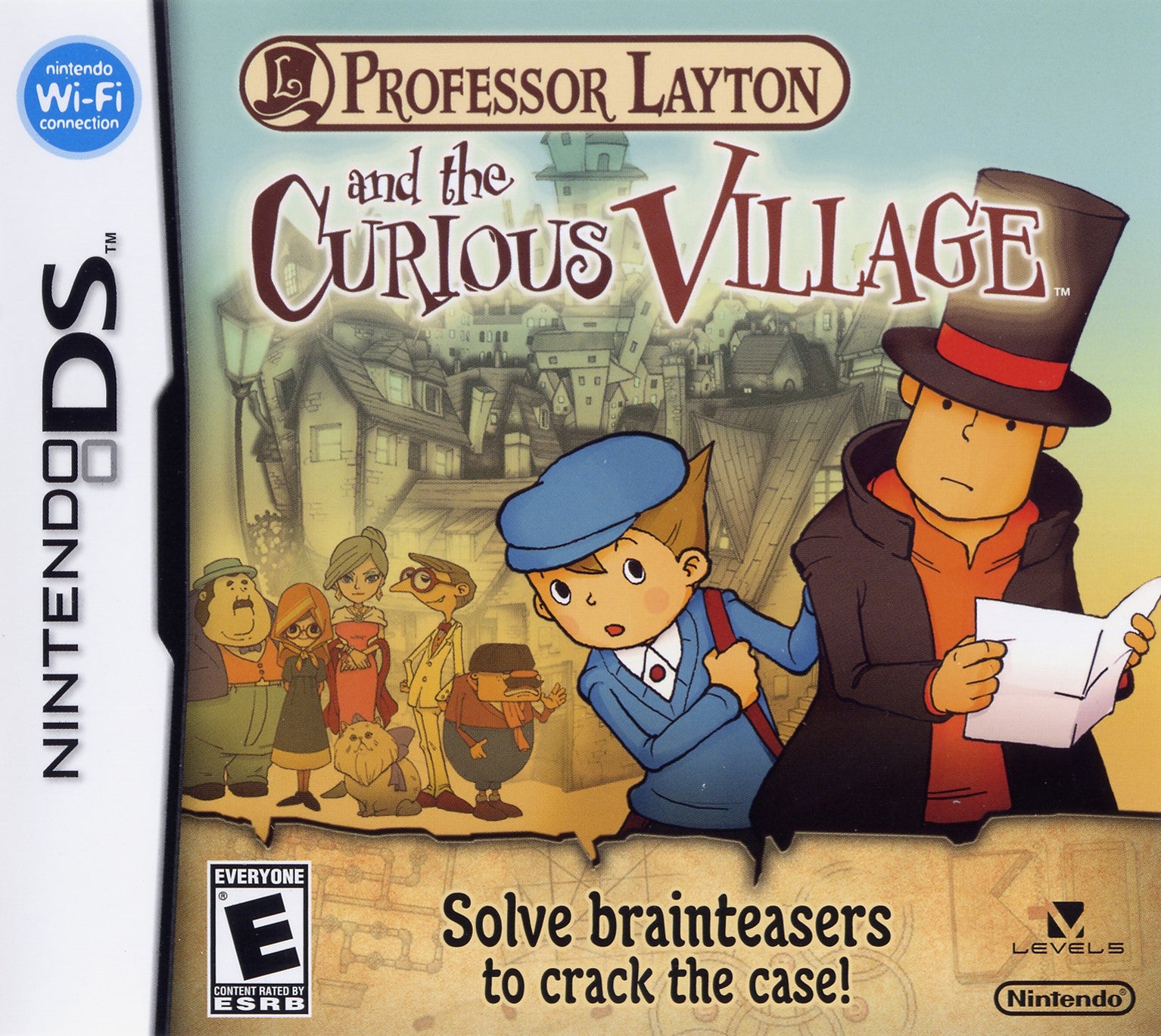 Professor Layton and the Curious Village DS - Video Game - Used - CaveGamers