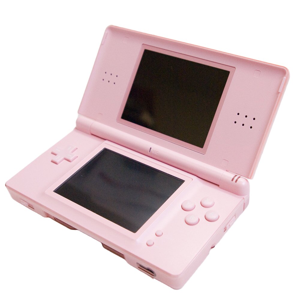 Nintendo DS Lite - Coral Pink - Video Game System - Used - CaveGamers - Image 2