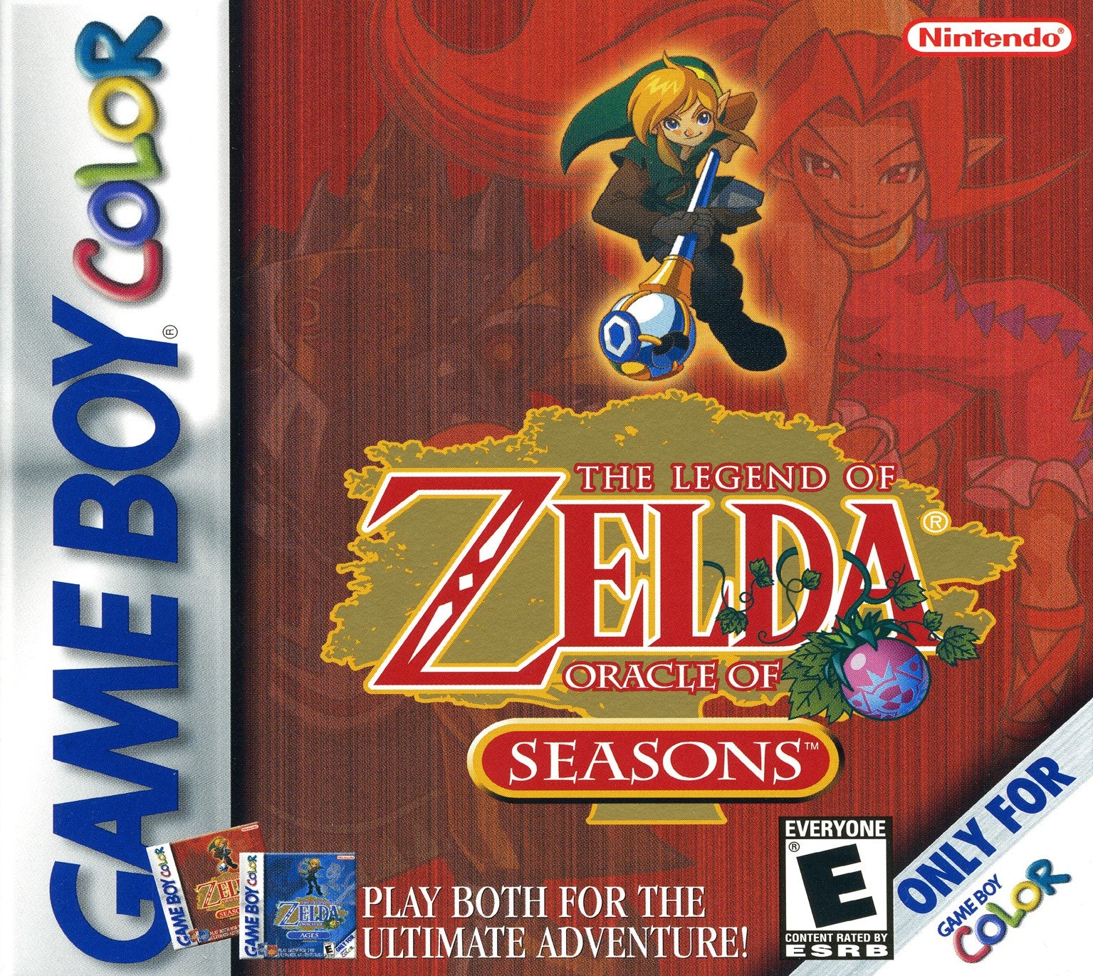 The Legend of Zelda: Oracle of Seasons Game Boy Color - Video Game - Used - CaveGamers