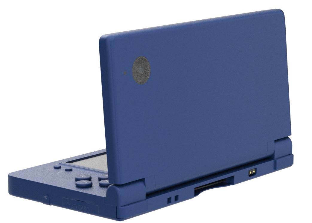 Nintendo DSi - Matte Blue - Video Game System - Used - CaveGamers - Image 2