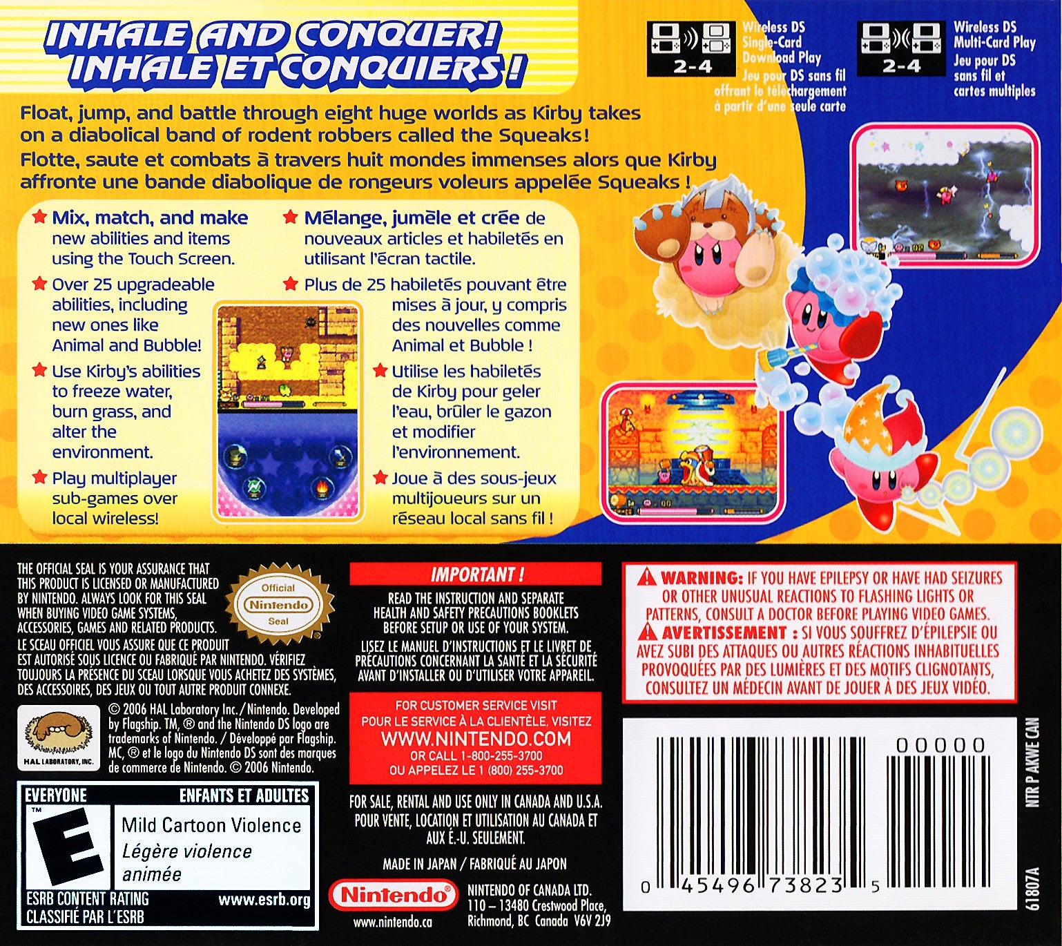 Kirby Squeak Squad DS - Video Game - Used - CaveGamers - Image 2