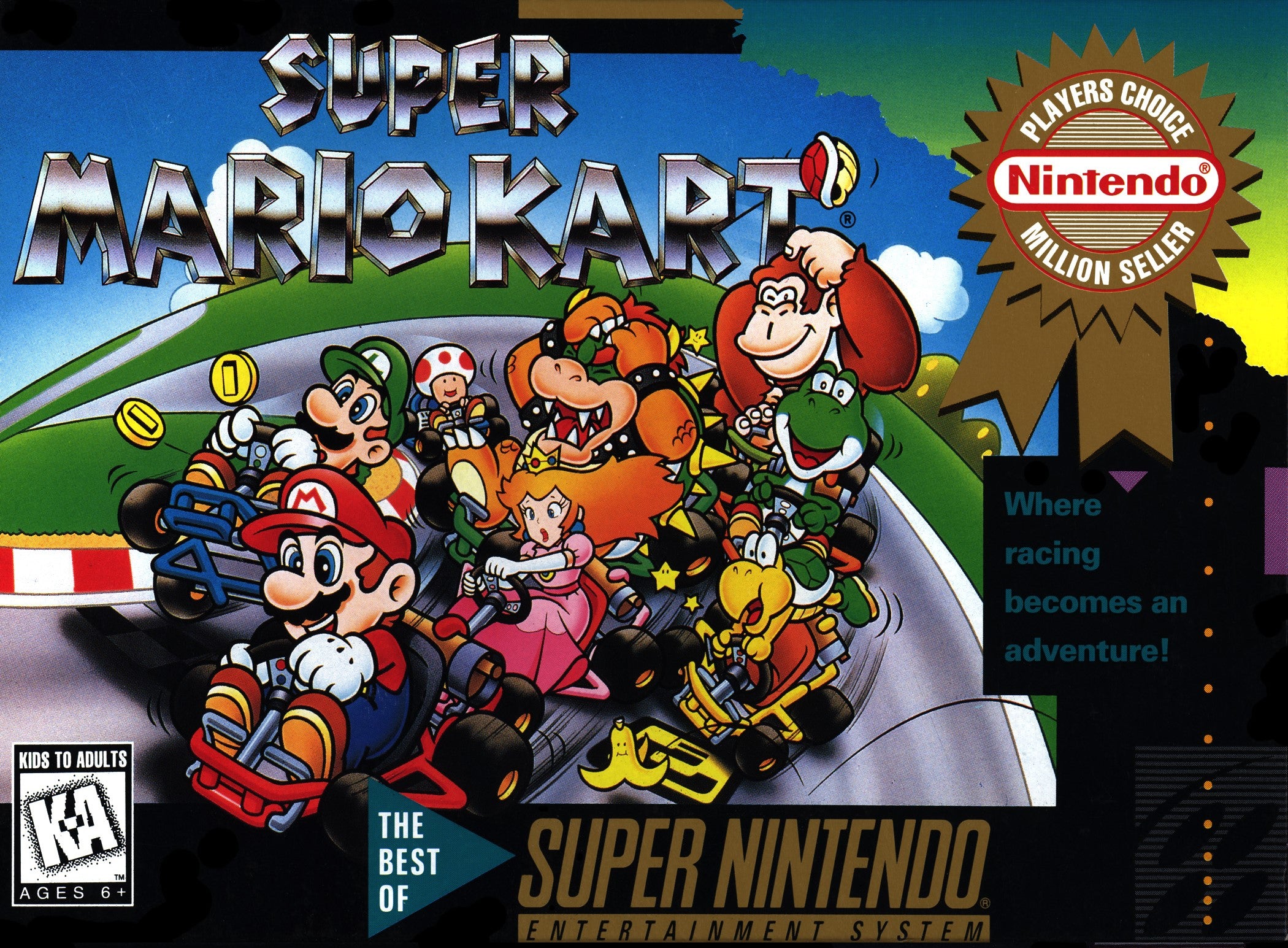 Super Mario Kart SNES - Video Game - Used - CaveGamers