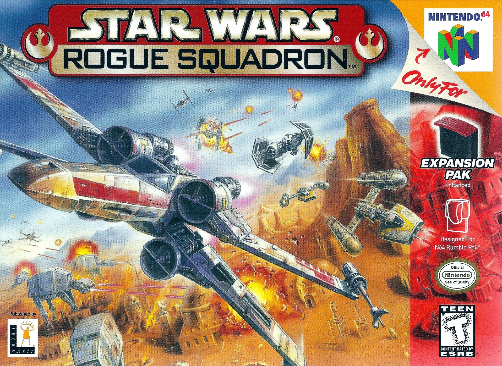 Star Wars: Rogue Squadron N64 - Video Game - Used - CaveGamers