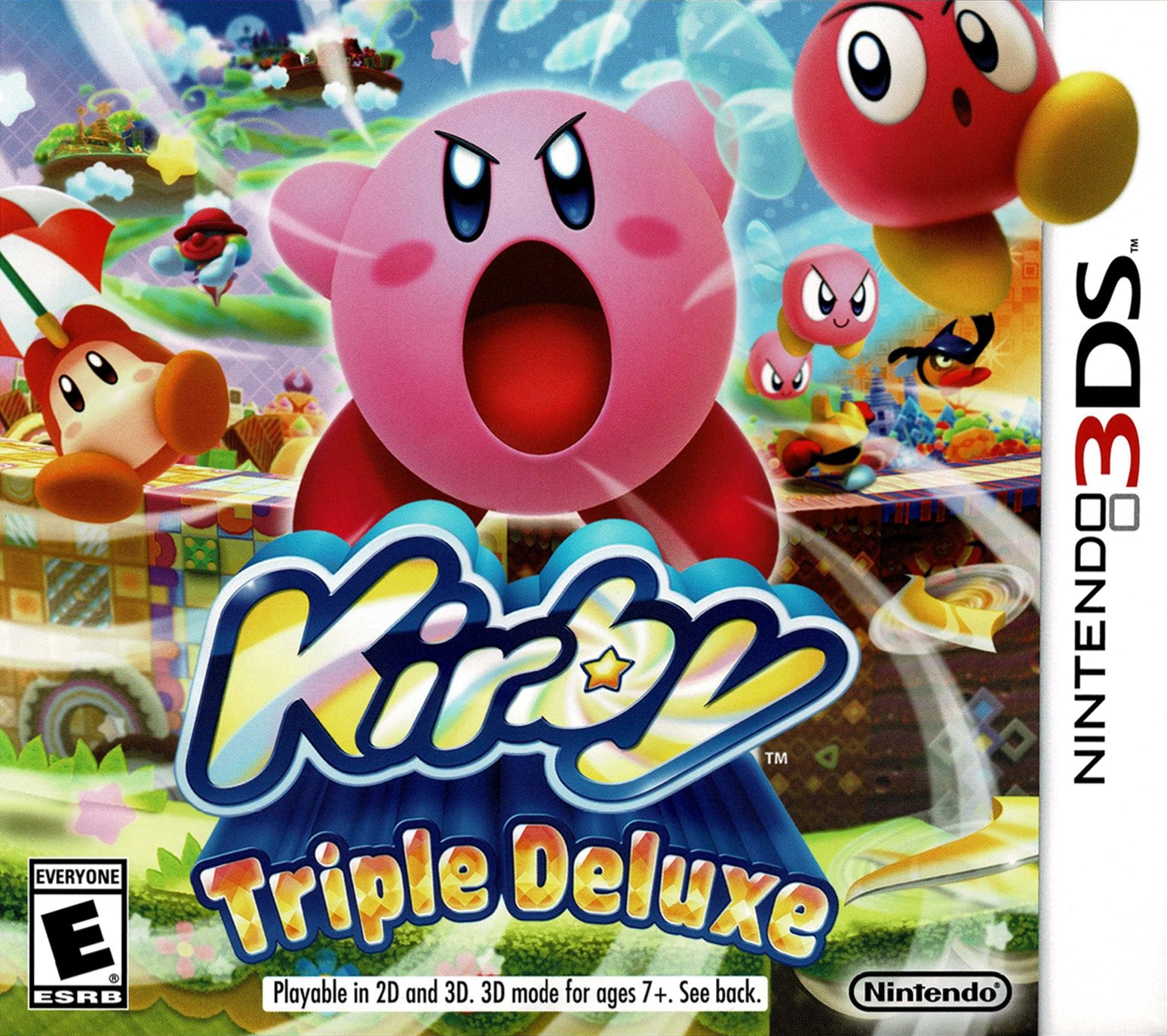 Kirby Triple Deluxe 3DS - Video Game - Used - CaveGamers