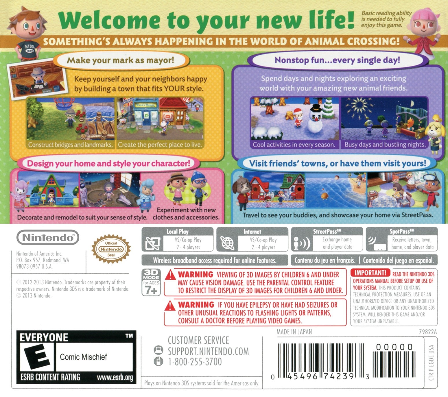 Animal Crossing: New Leaf 3DS - Video Game - Used - CaveGamers - Image 2