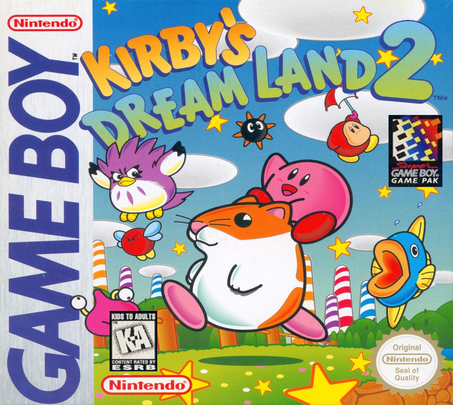 Kirby's Dream Land 2 Game Boy - Video Game - Used - CaveGamers