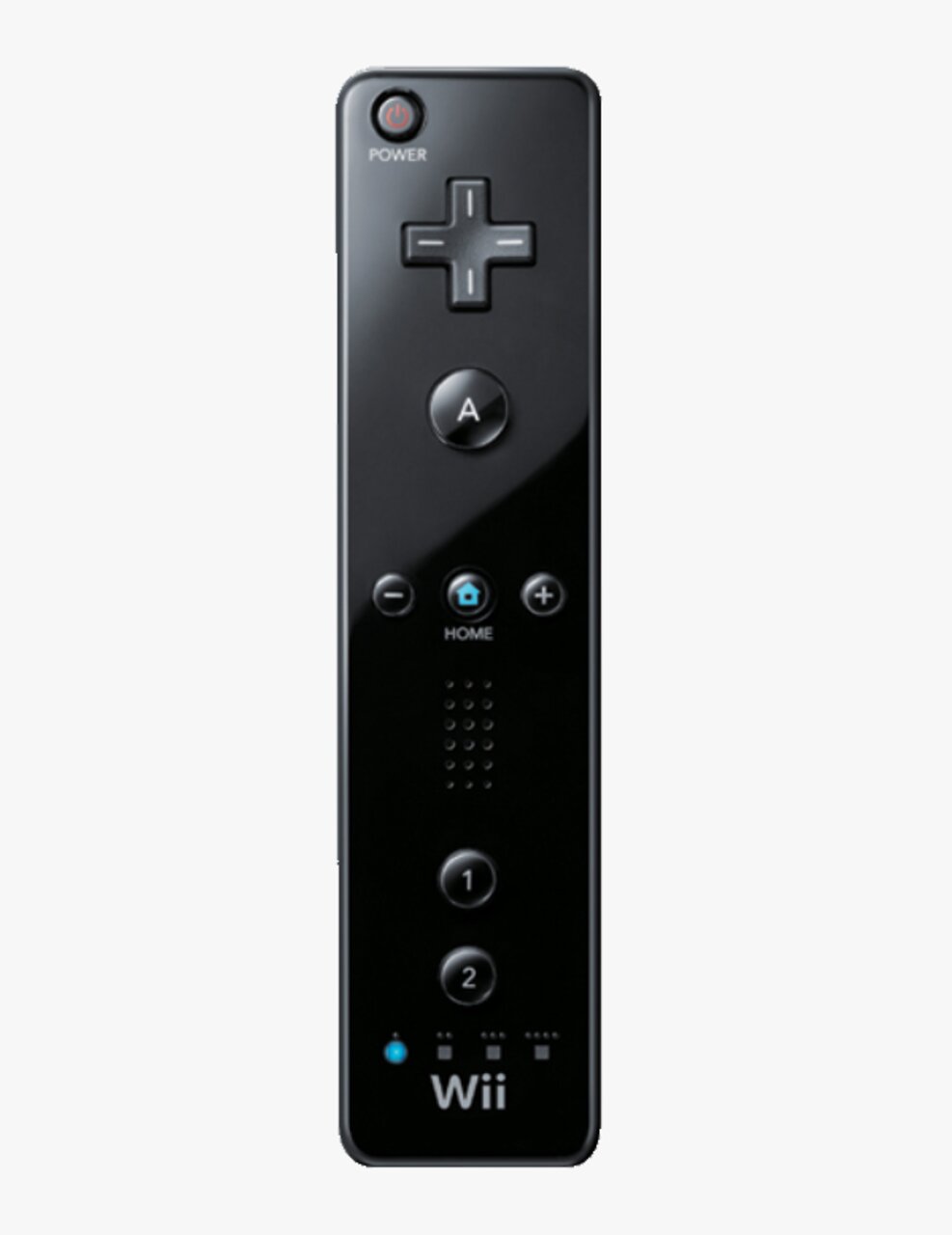 Wii Remote Controller (Non MotionPlus) - Black - Video Game Accessory - Used - CaveGamers
