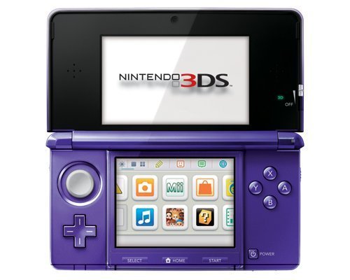 Nintendo 3DS - Midnight Purple - Video Game System - Used - CaveGamers - Image 2