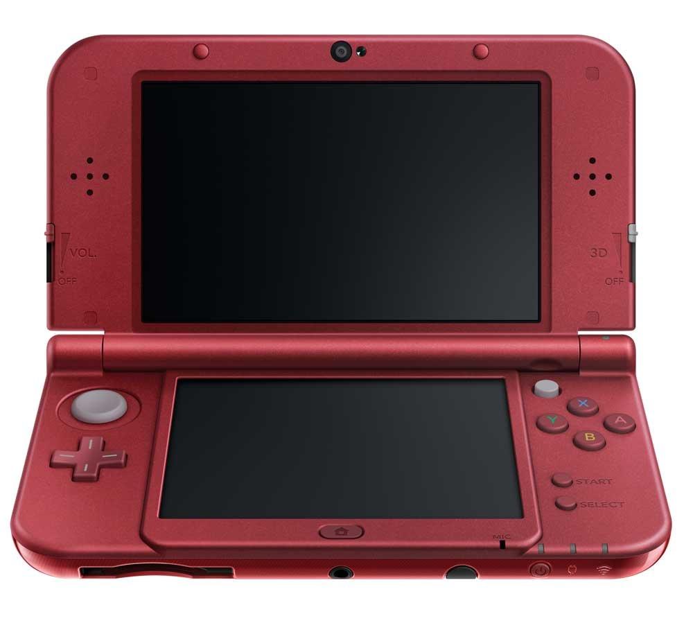 New Nintendo 3DS XL - Red - Video Game System - Used - CaveGamers